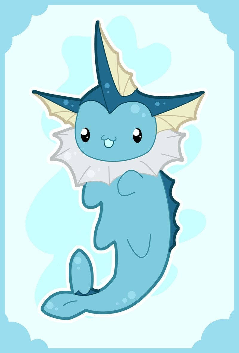 Download Adorable Vaporeon Illustration