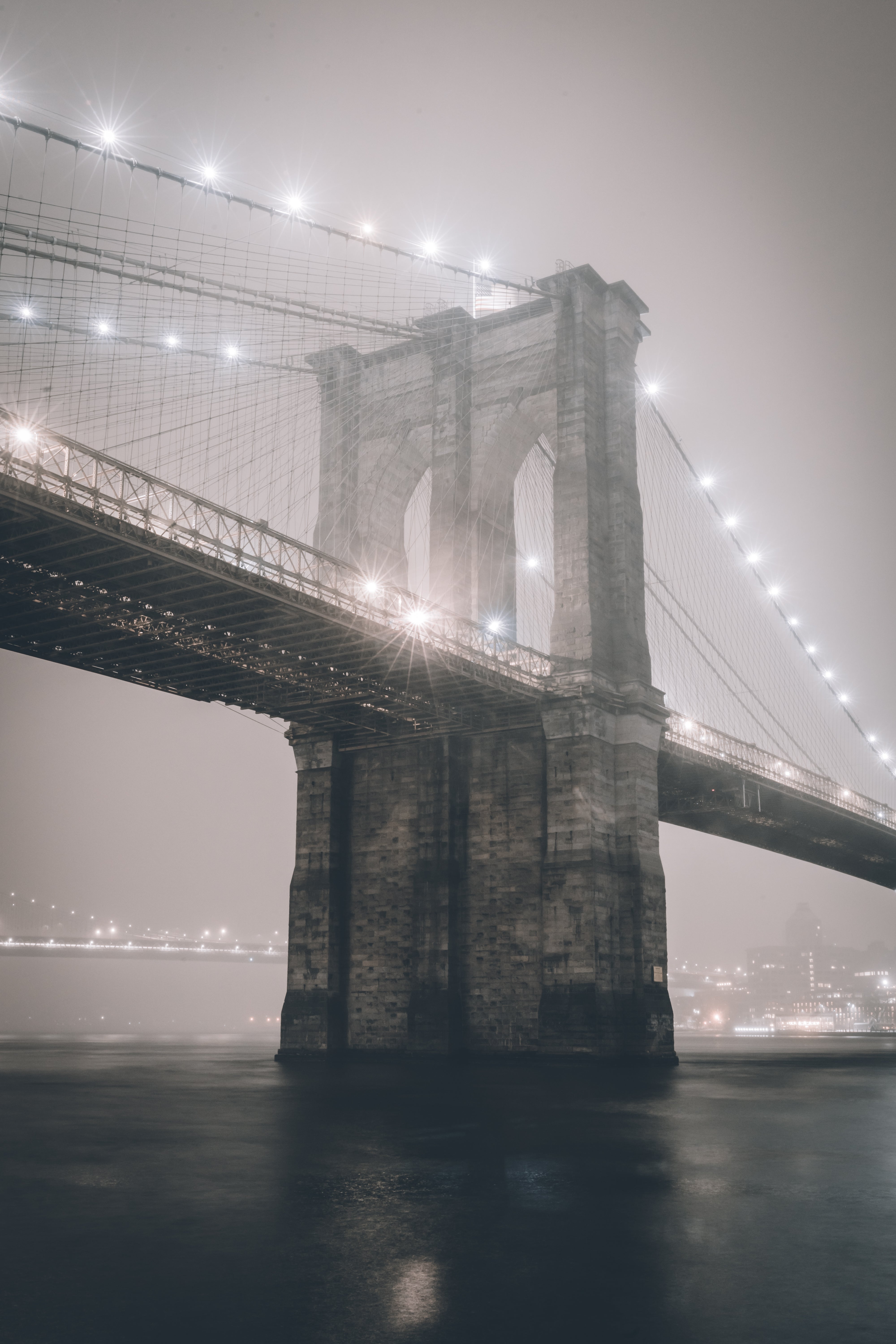 Free Spooky Brooklyn Bridge Image