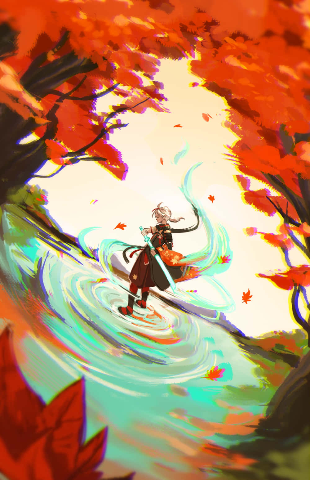 Download Kazuha Graphic Art Wind Powers