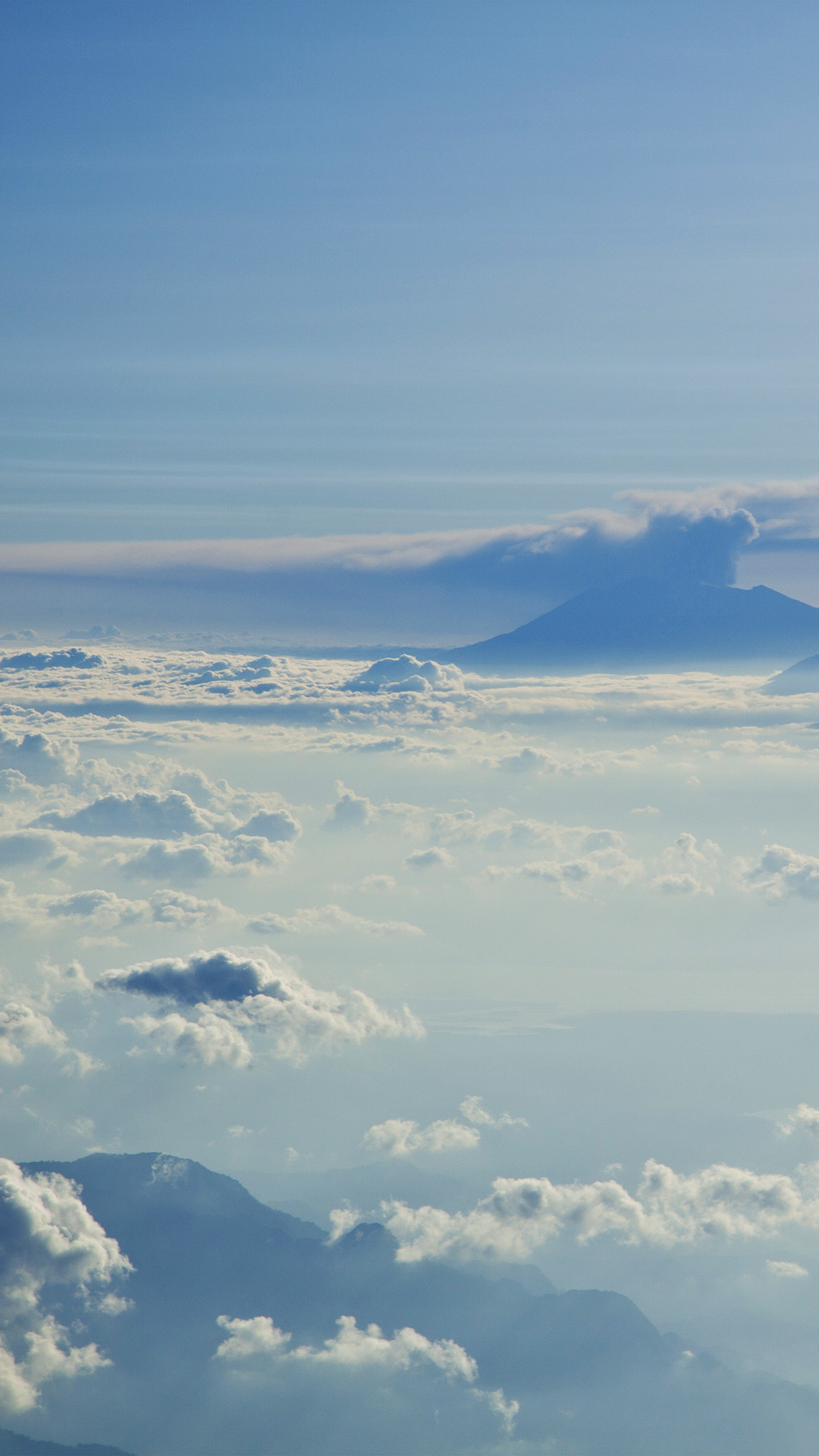 wallpaper. sky cloud nature fly blue