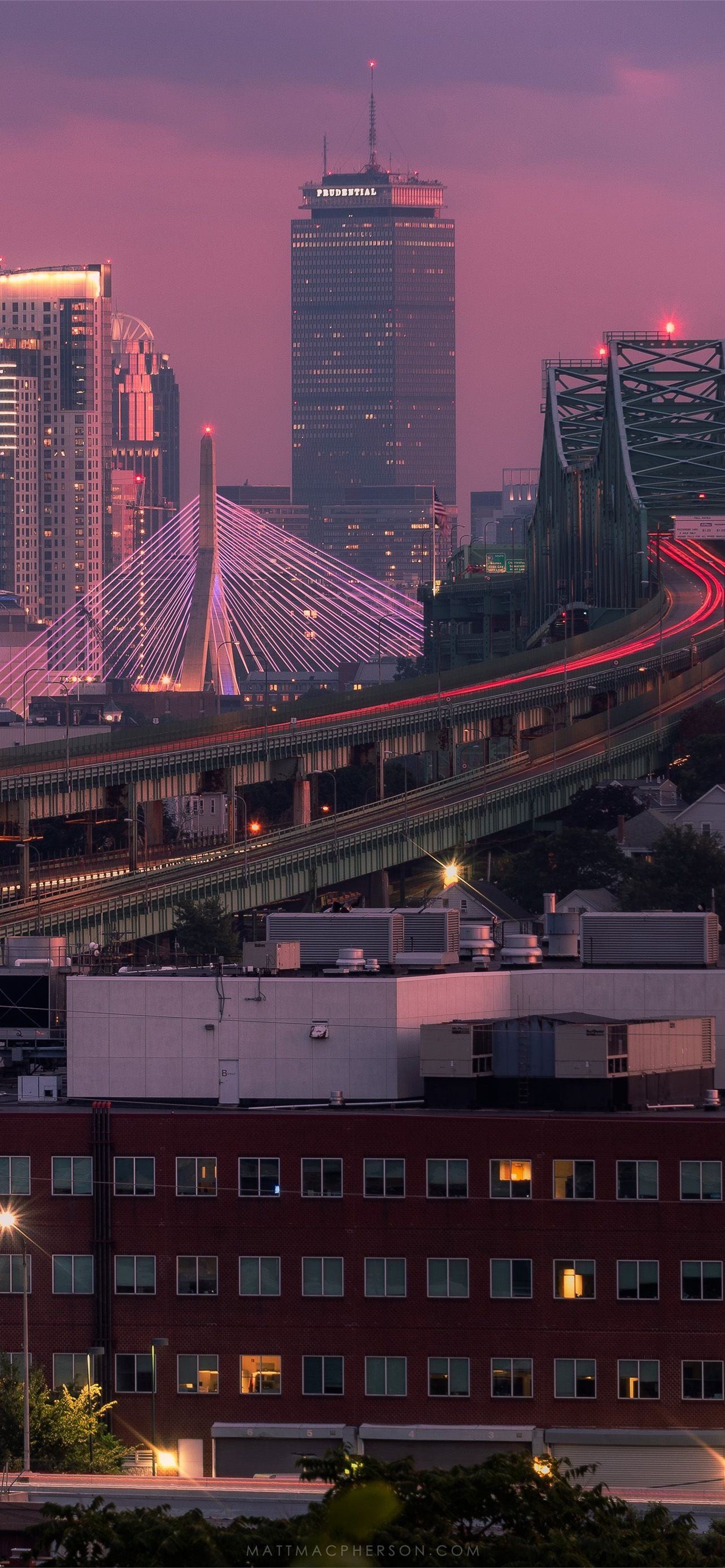 Boston Skyline Wallpaper image
