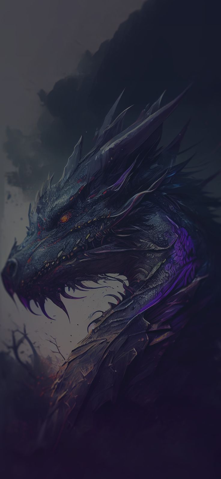 Black Dragon Art Wallpaper