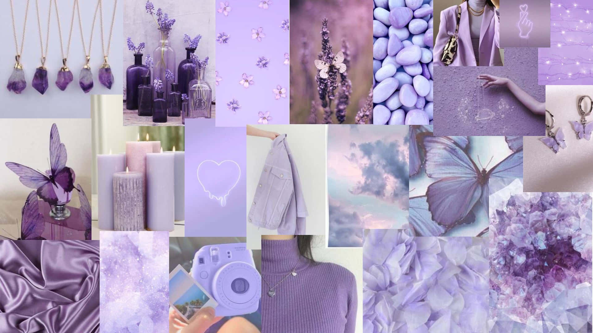Lavender Aesthetic Laptop Wallpaper