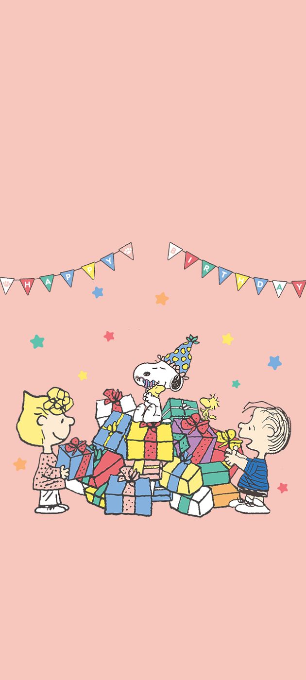 Snoopy wallpaper, Snoopy birthday