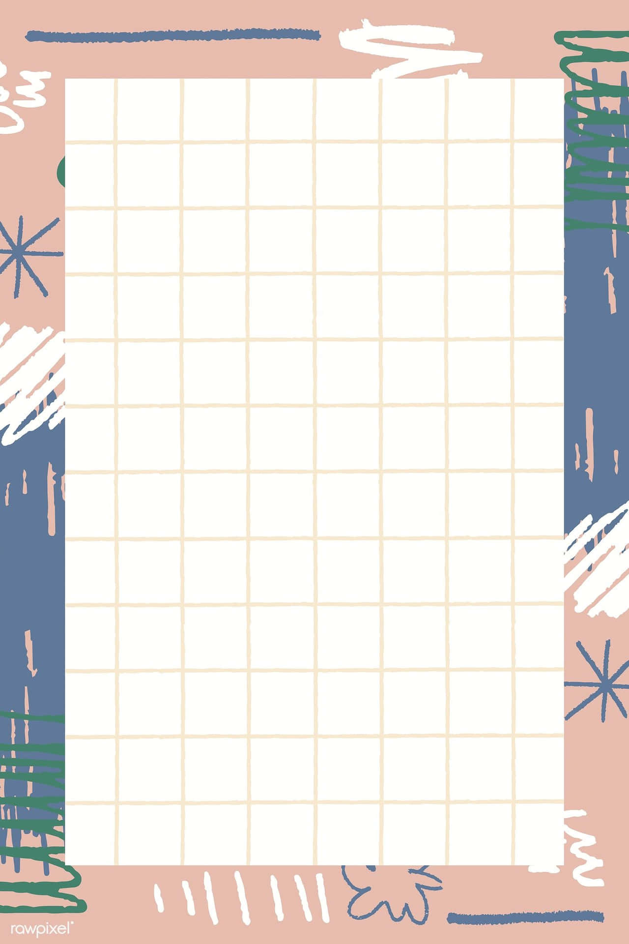 Download A Pink And Blue Grid Paper