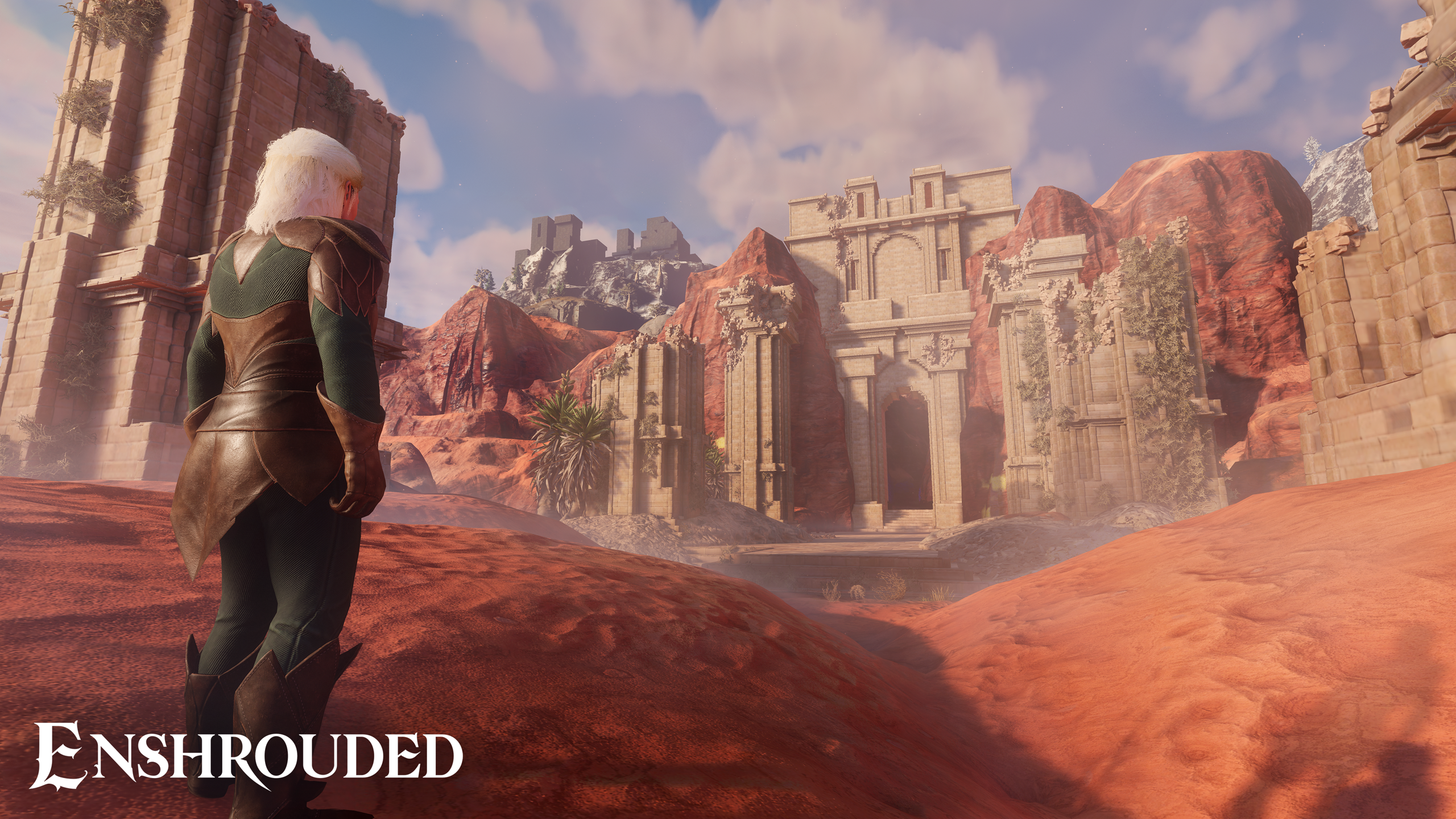 Enshrouded Game Hero in Mystical Ruins