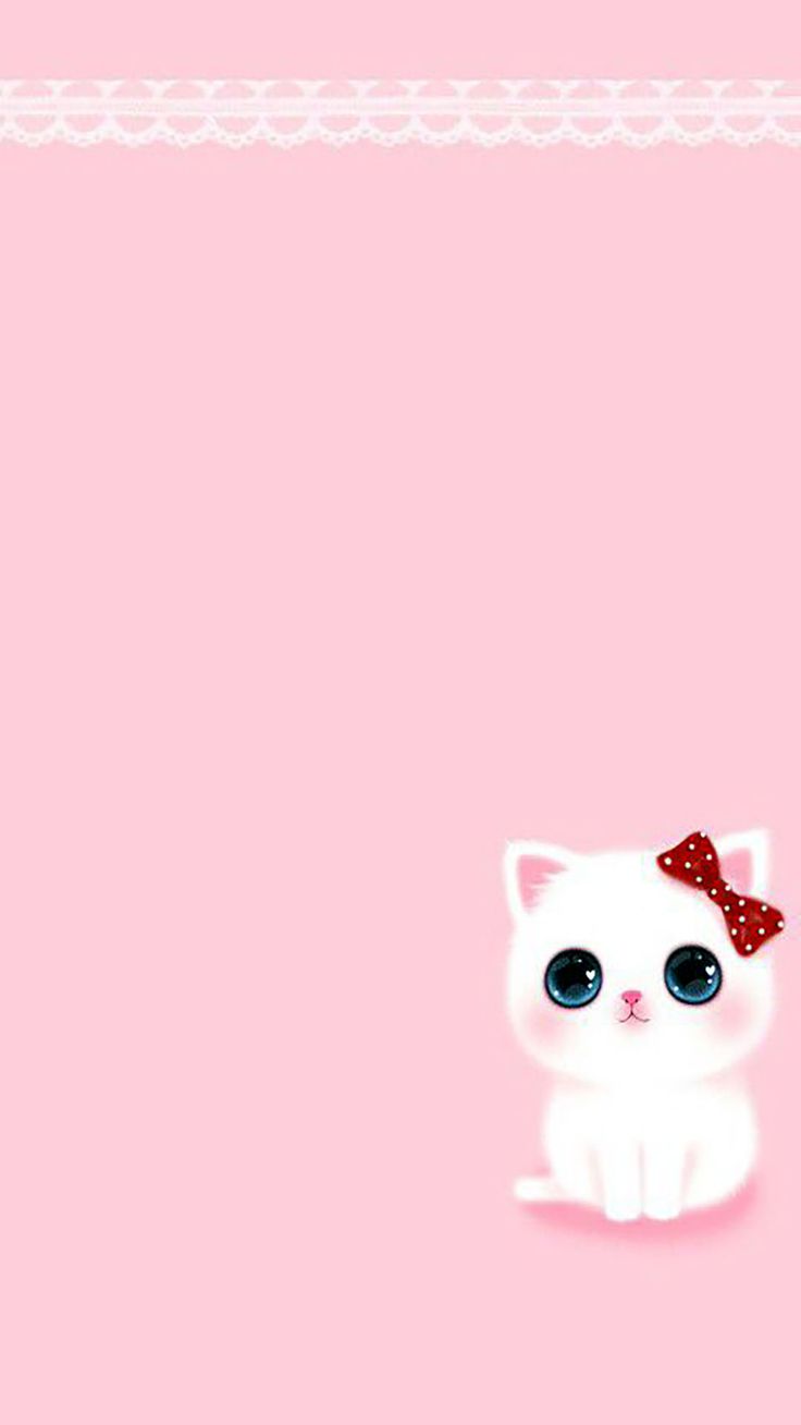 Pink Wallpaper 123. Cat phone