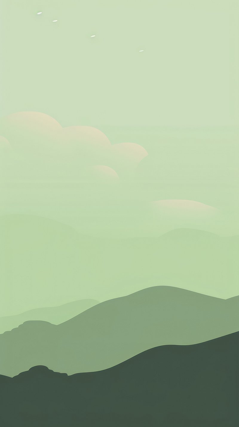 Sage Green iPhone Wallpaper Image