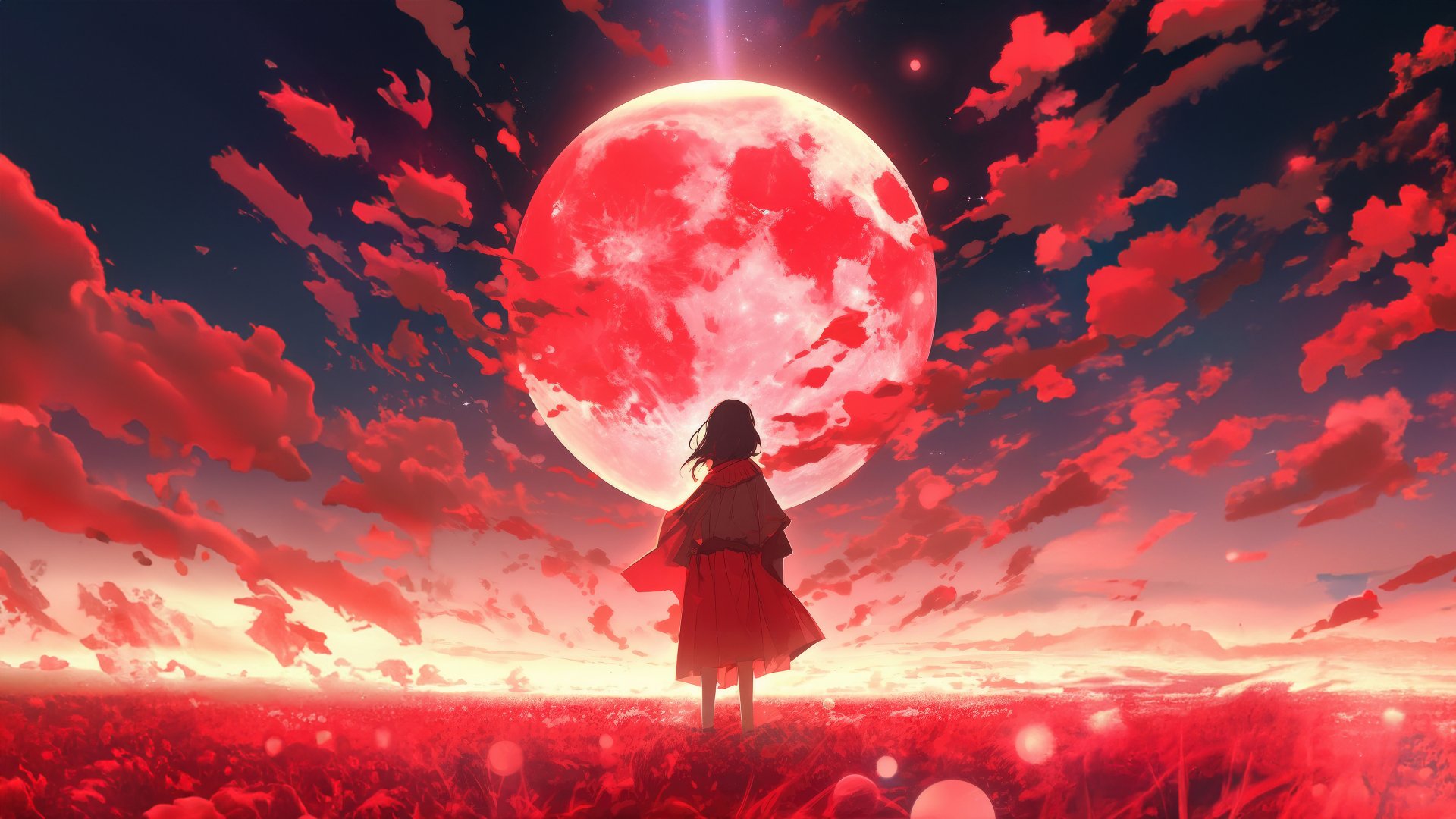 Red anime 1920x1080 wallpapers wallpaper cave