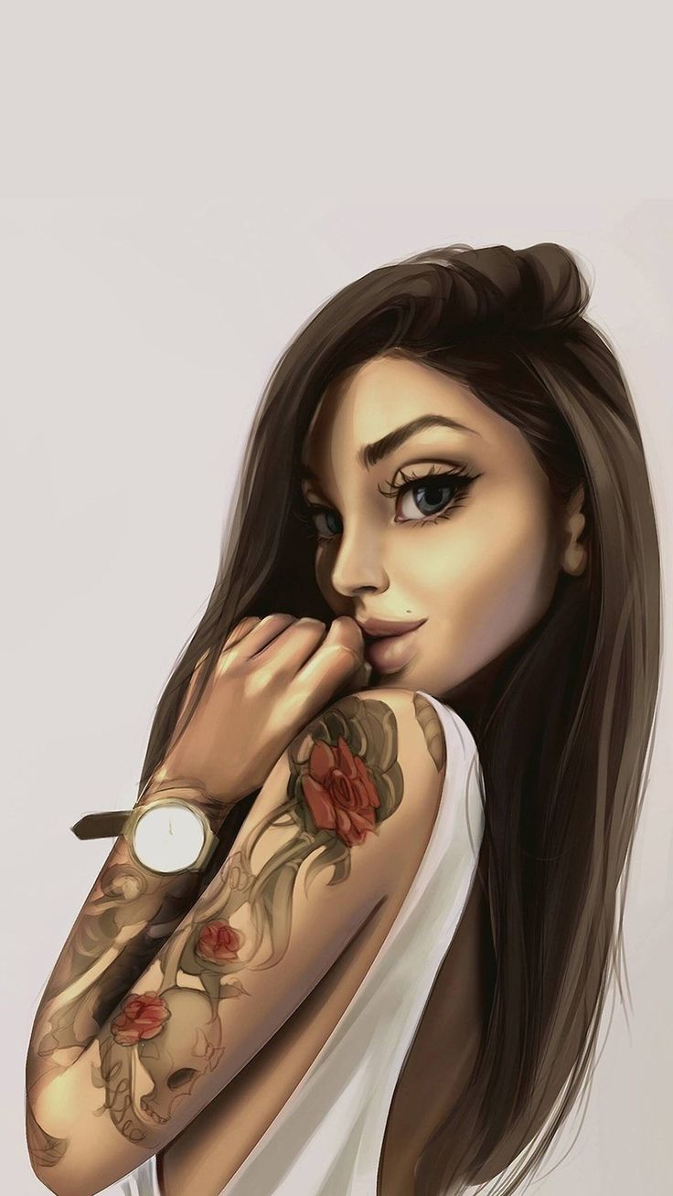 Best Cartoon Girl HD Wallpaper