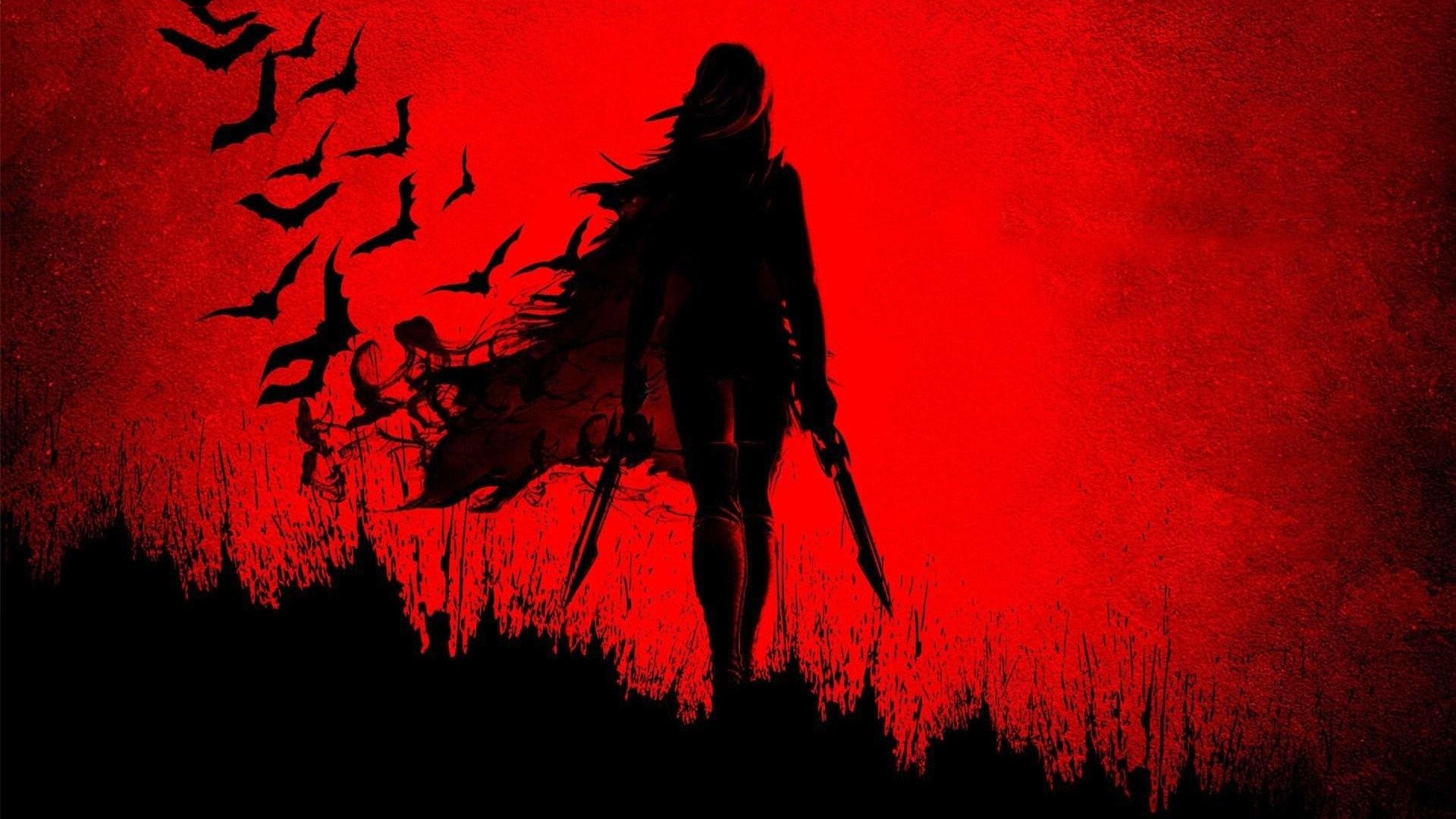 Anime Red And Black Wallpaper HD 106351