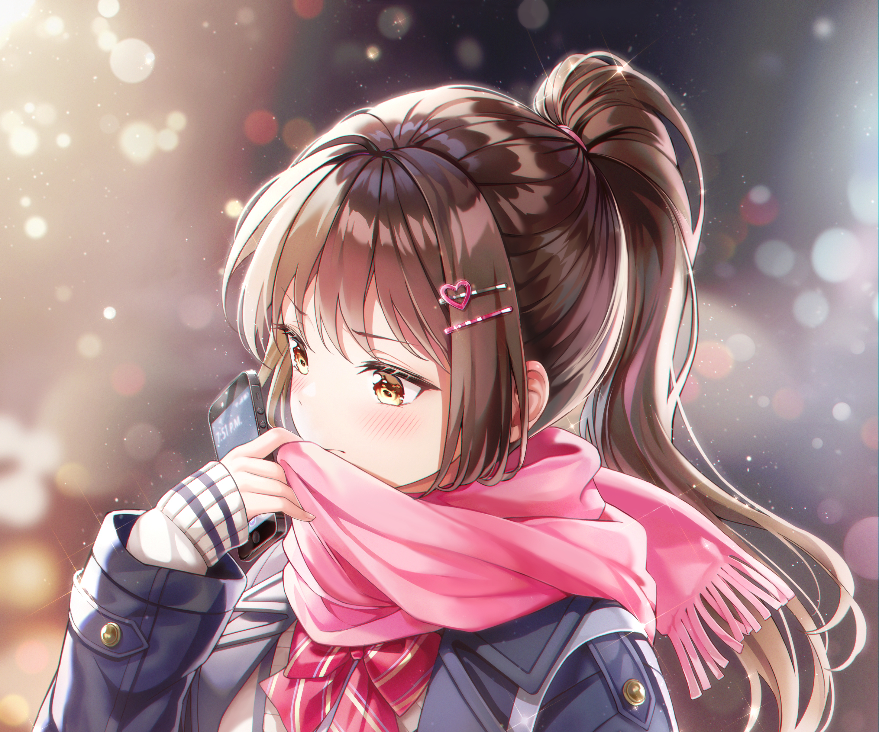 Anime Girl HD Wallpaper by ねんねこ