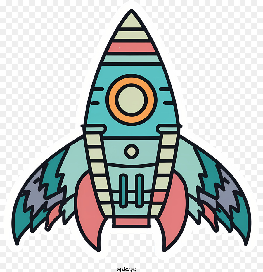 Cartoon rocket png download*3888