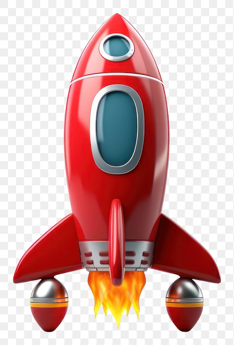 Space Rocket Cartoon Image Free Photo