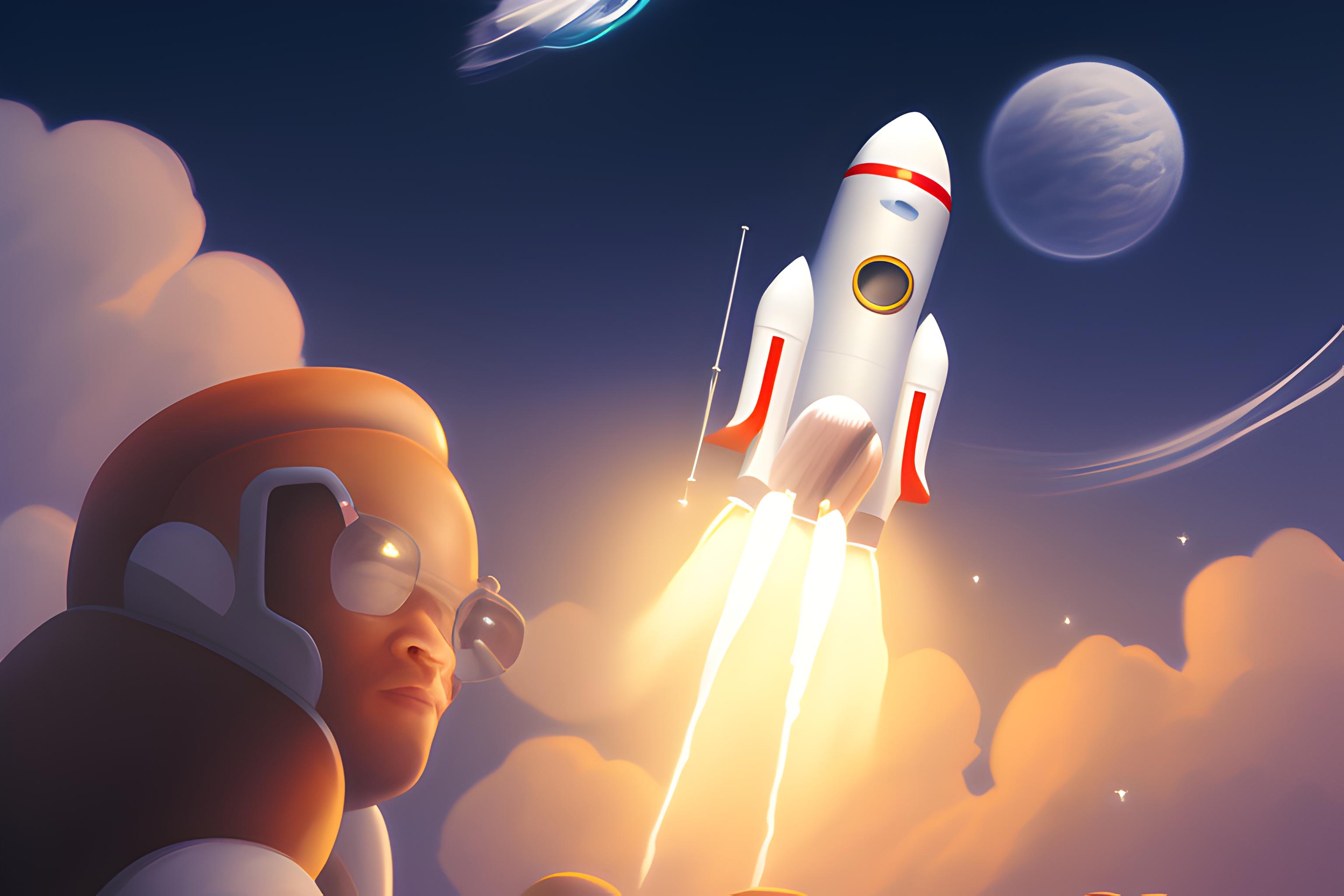 rocket mortgage and astronaut