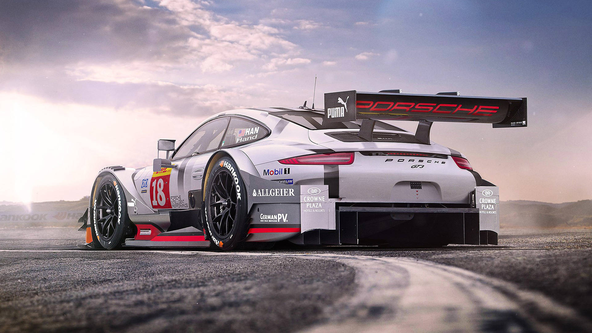 Download Auto Racing Porsche Wallpaper