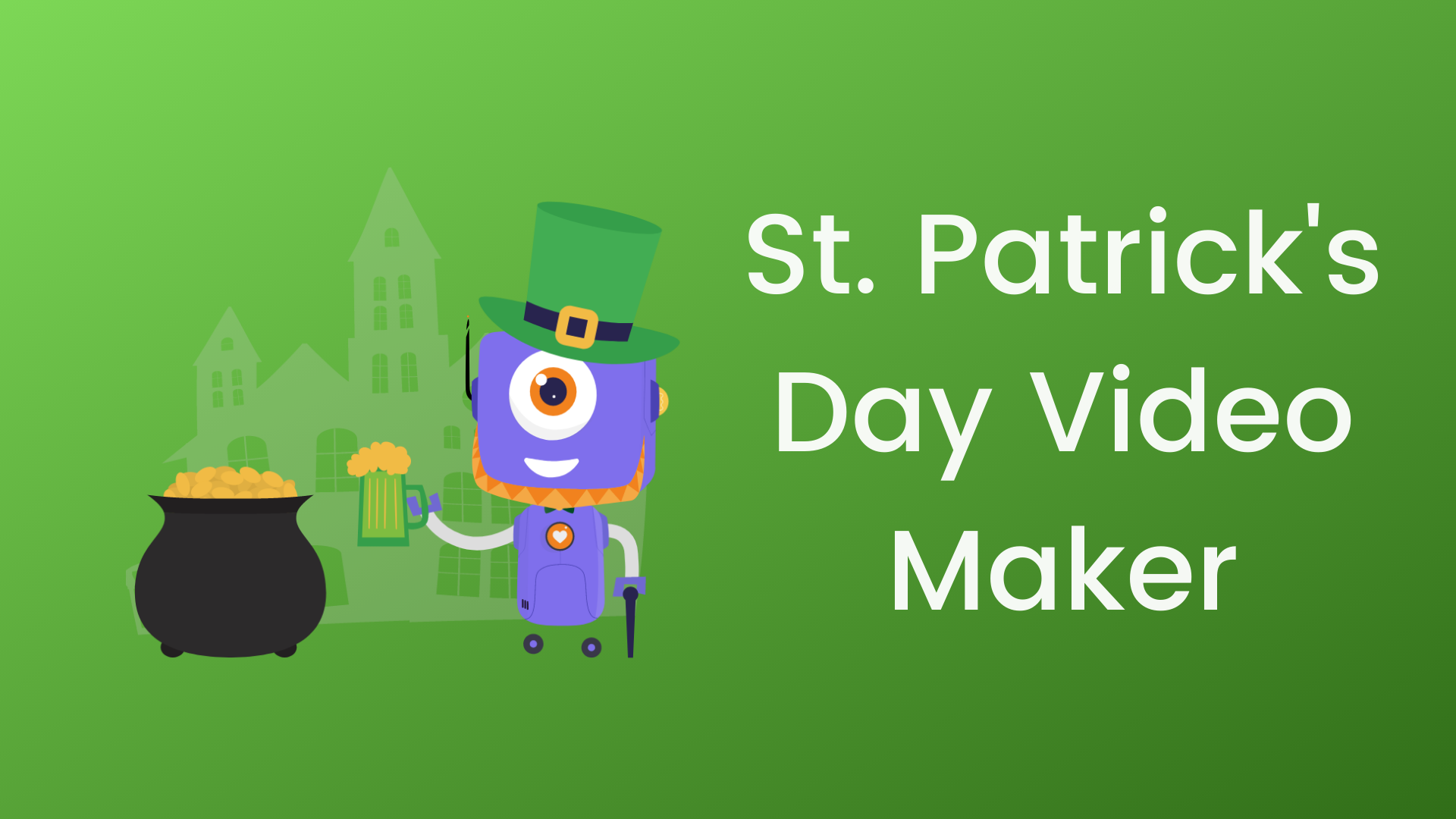 No.1 St. Patrick's Day video maker