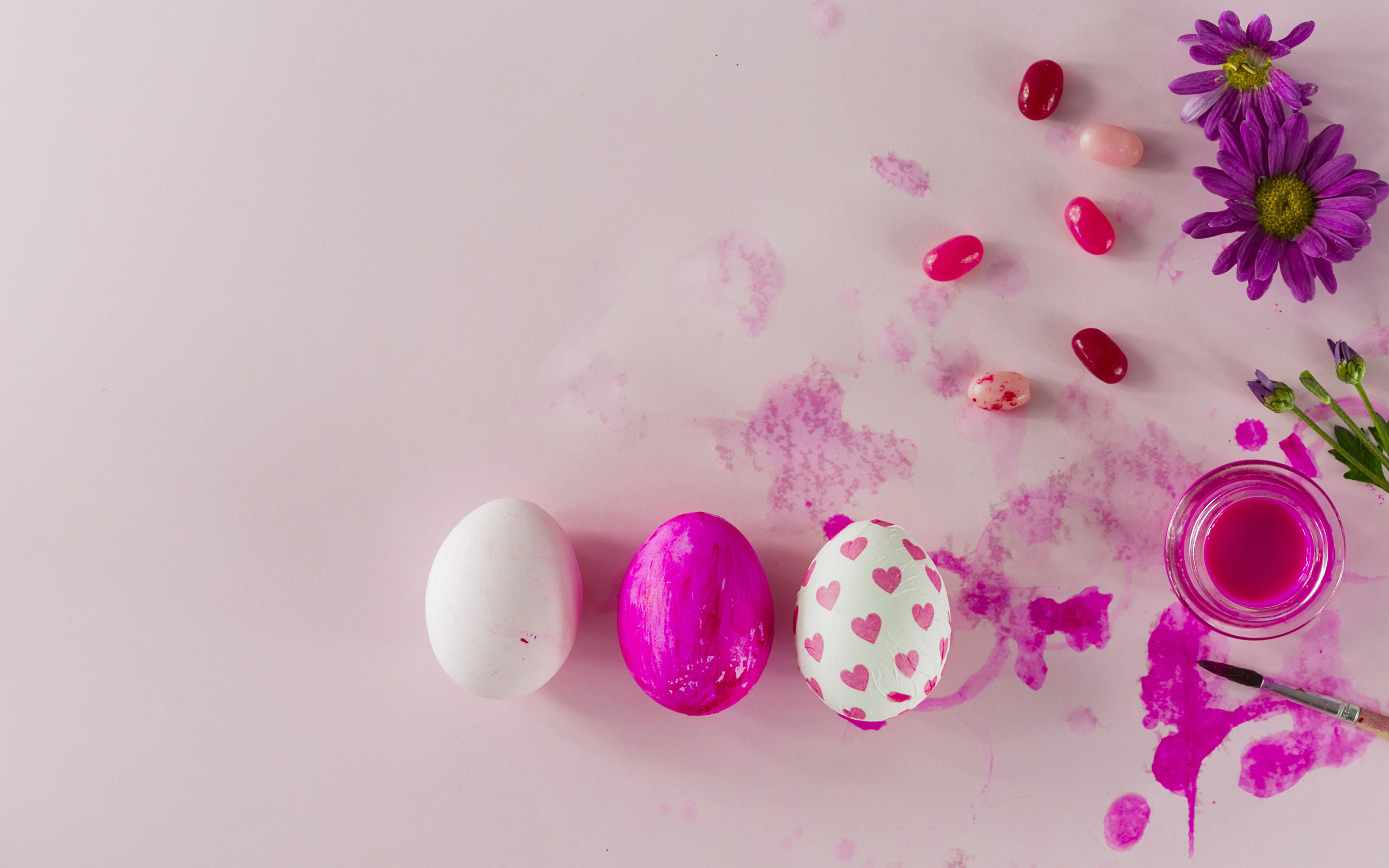 Wallpaper Easter Pink background