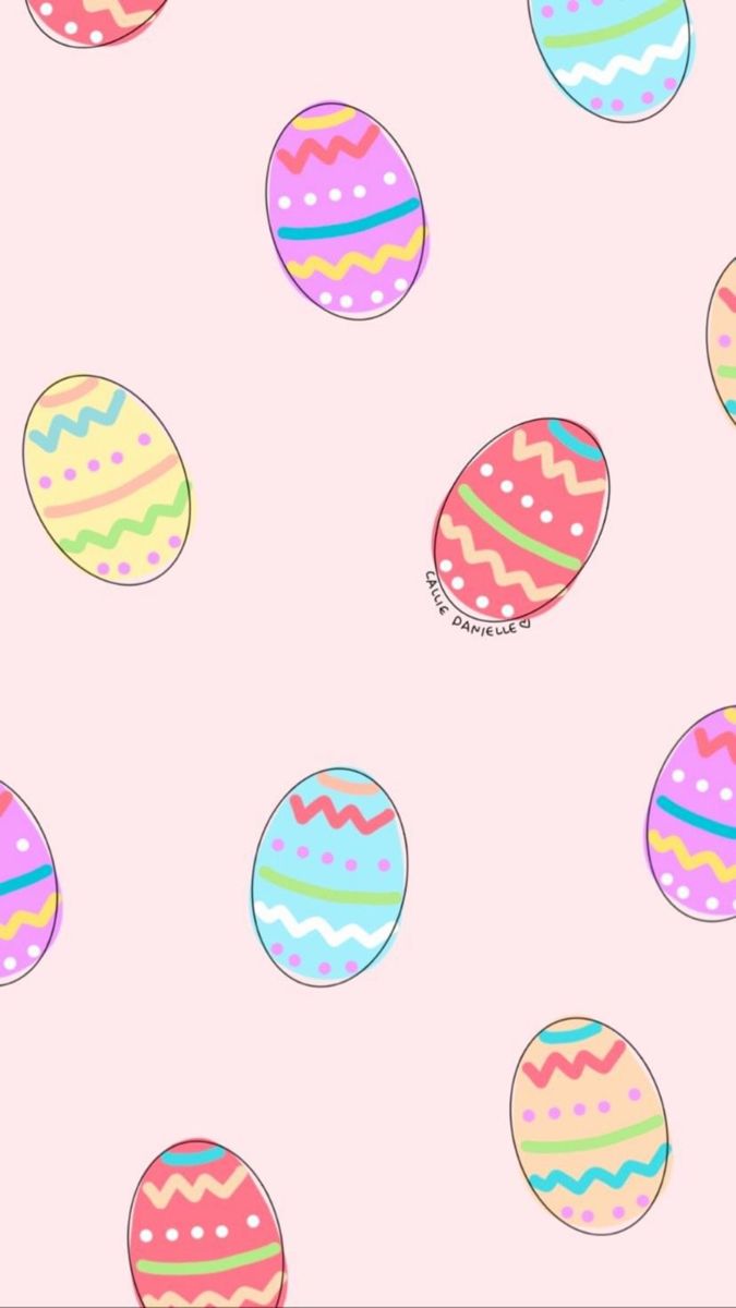 Colorful Easter Eggs Wallpaper
