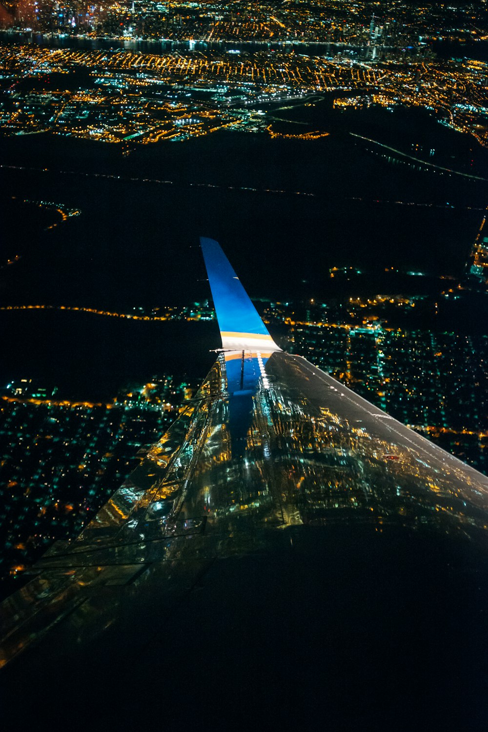 Airplane Night Picture. Download