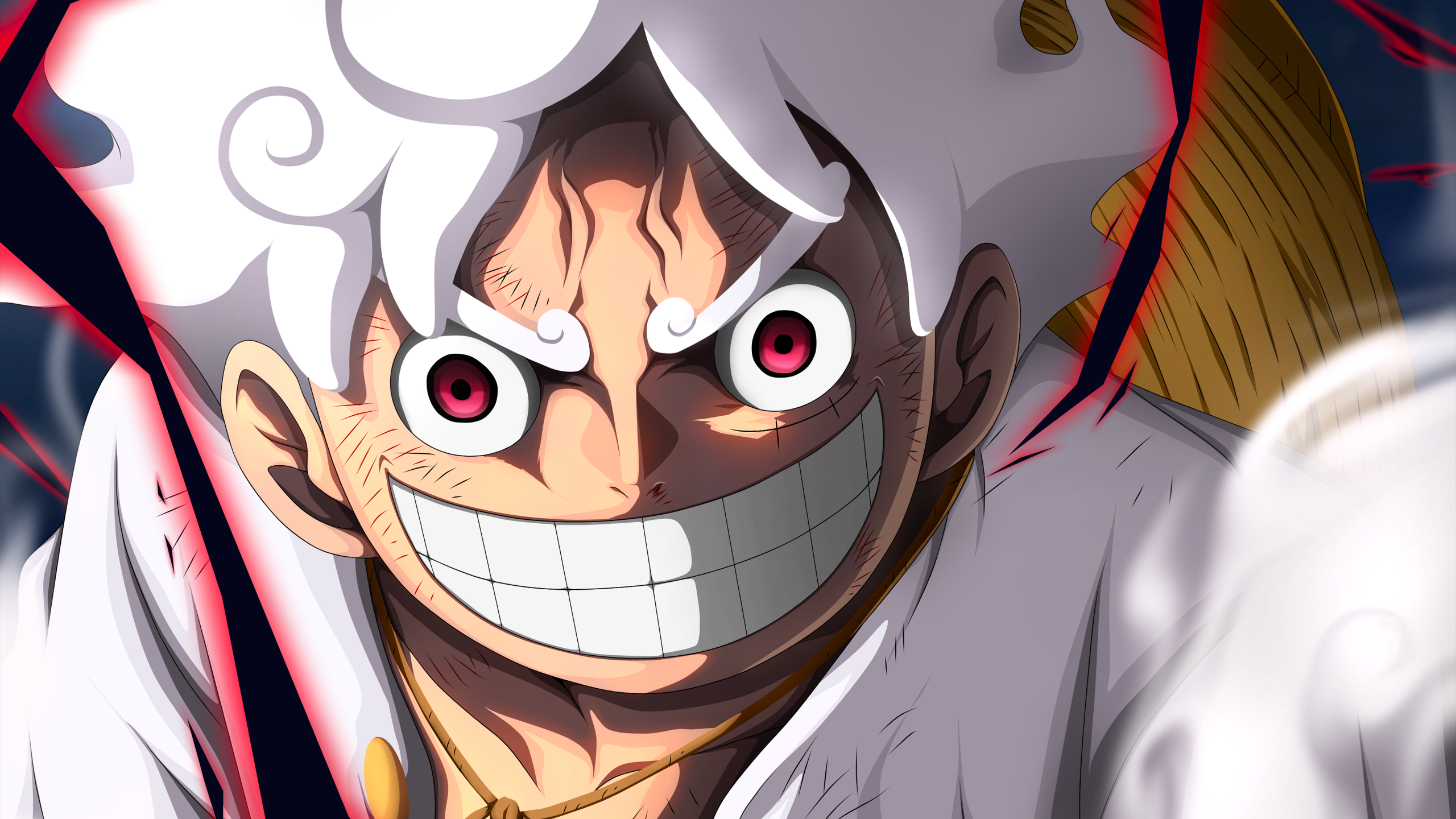 One Piece Wallpaper 4K, Gear 5, Luffy, Sun God Nika