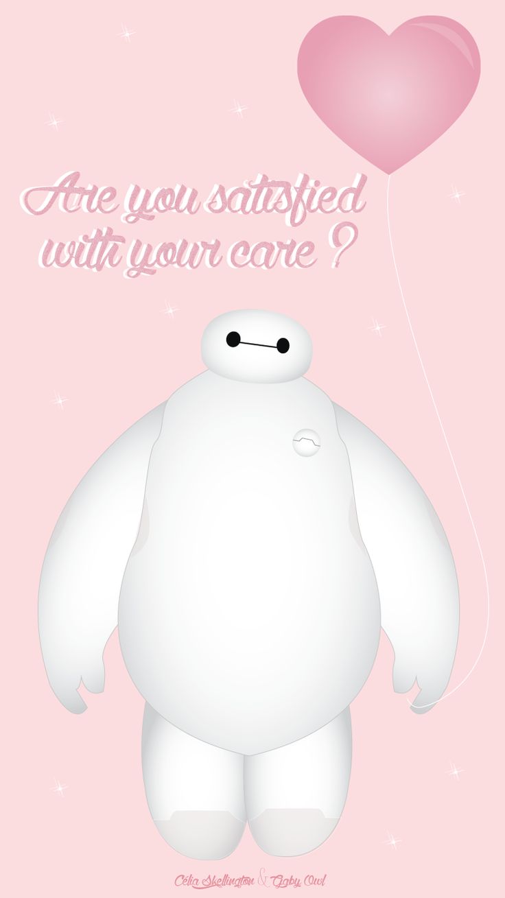 Kawaii Cute BayMax Pink iPhone