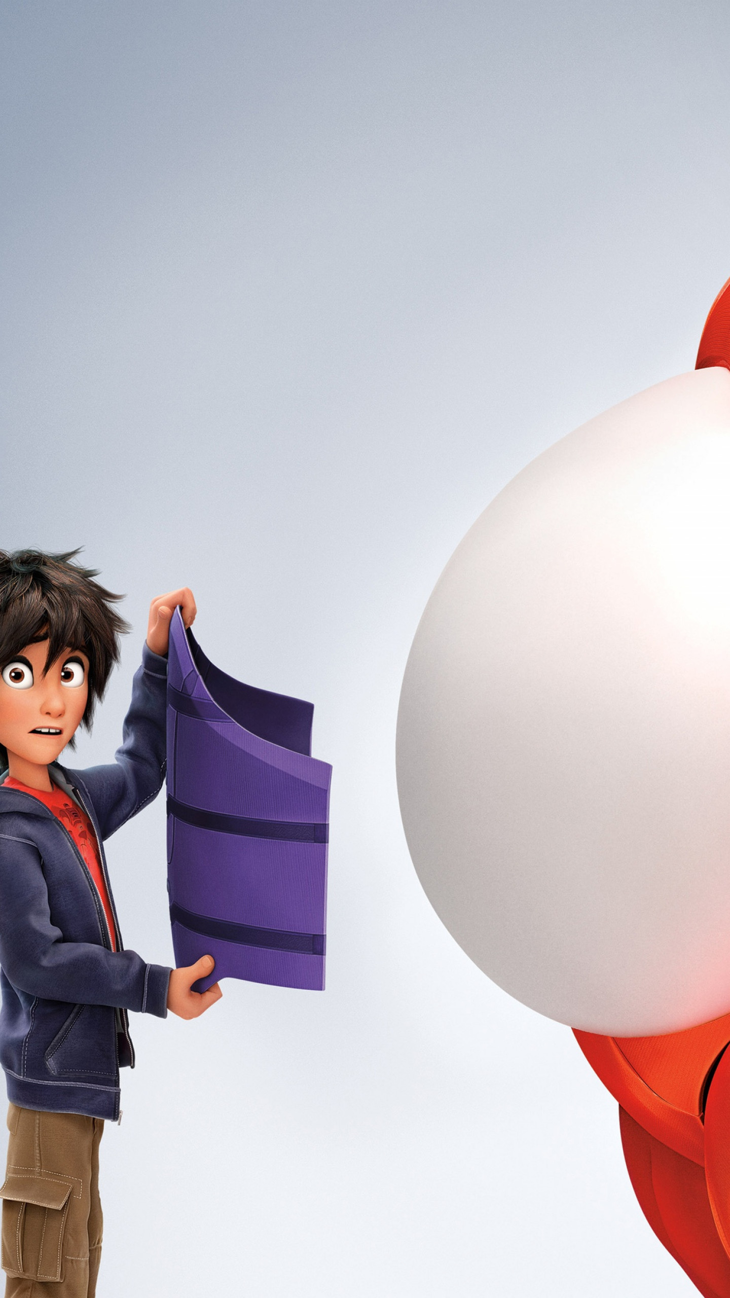 Wallpaper Big Hero 6, cartoon, Baymax