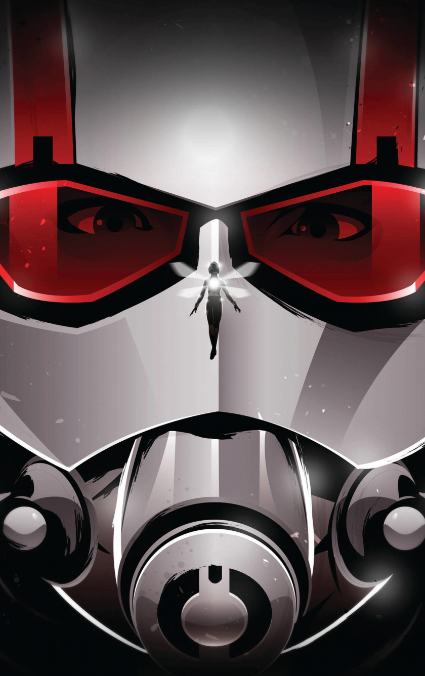 Download Wallpaper 840x1336 Ant Man
