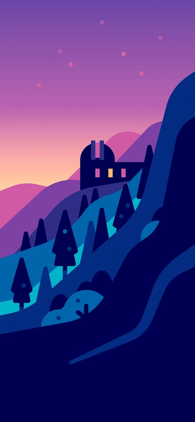 Minimalist Landscape iPhone Wallpaper