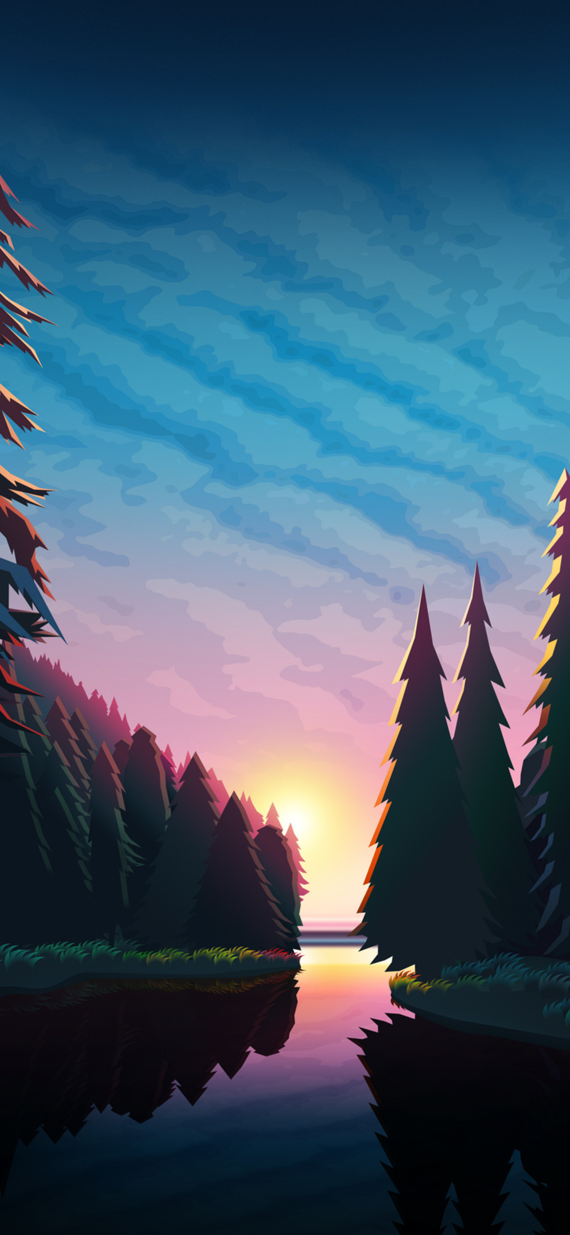 Sundown Landscape Minimalist