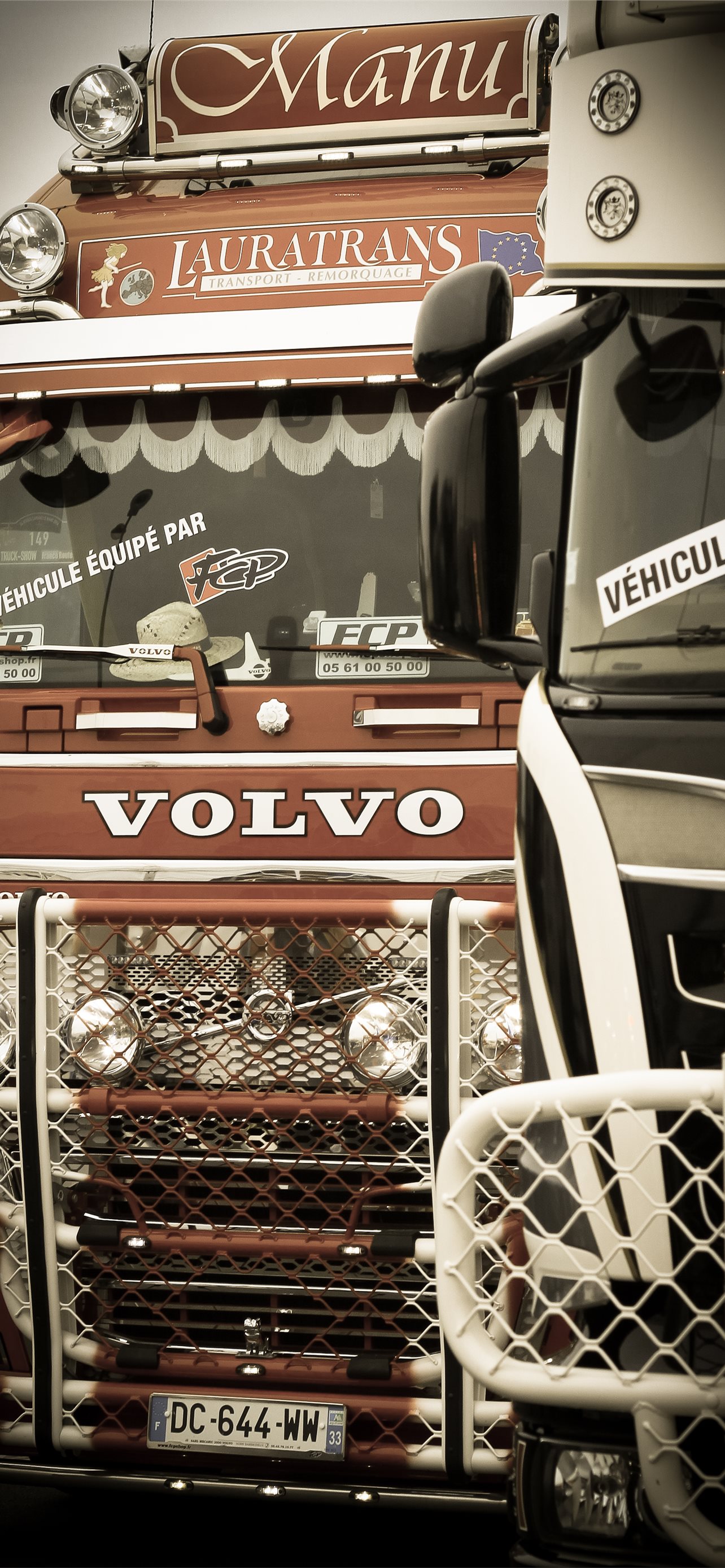 cool semi truck iPhone Wallpaper Free