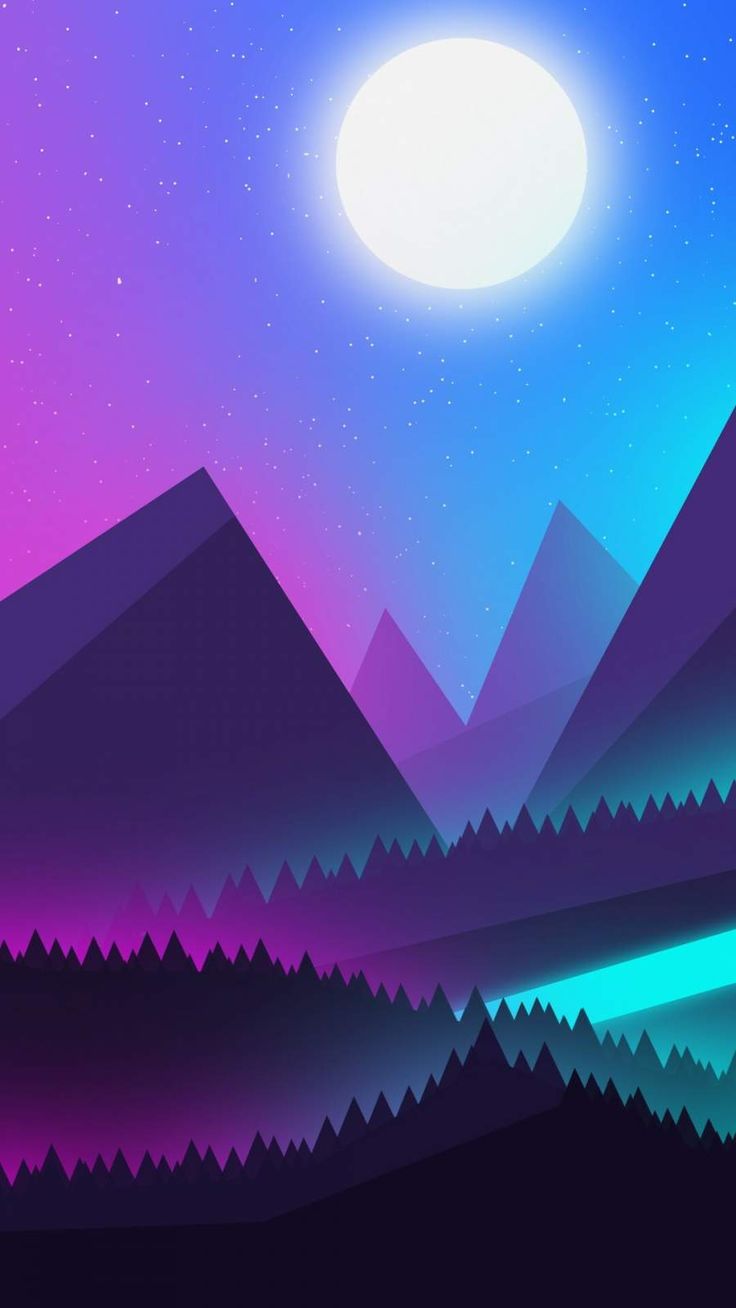 Nature Scenery Minimalist iPhone