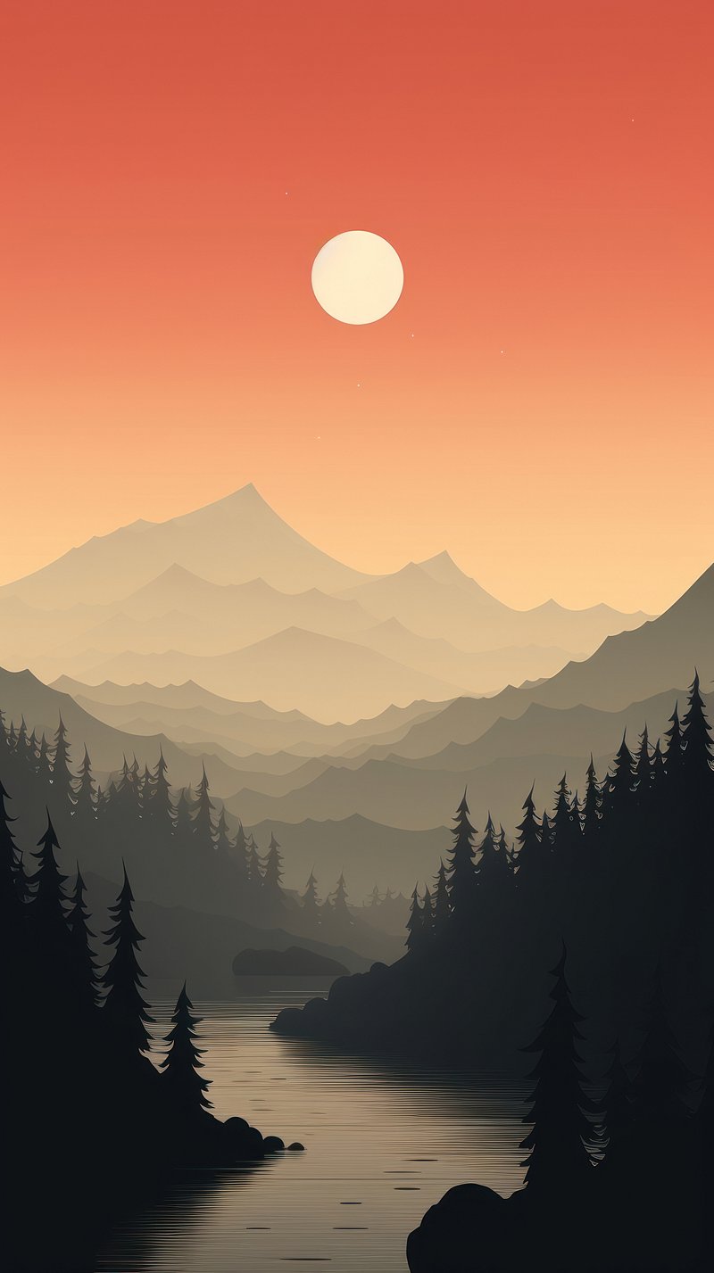 Minimalist iPhone Wallpaper. Free