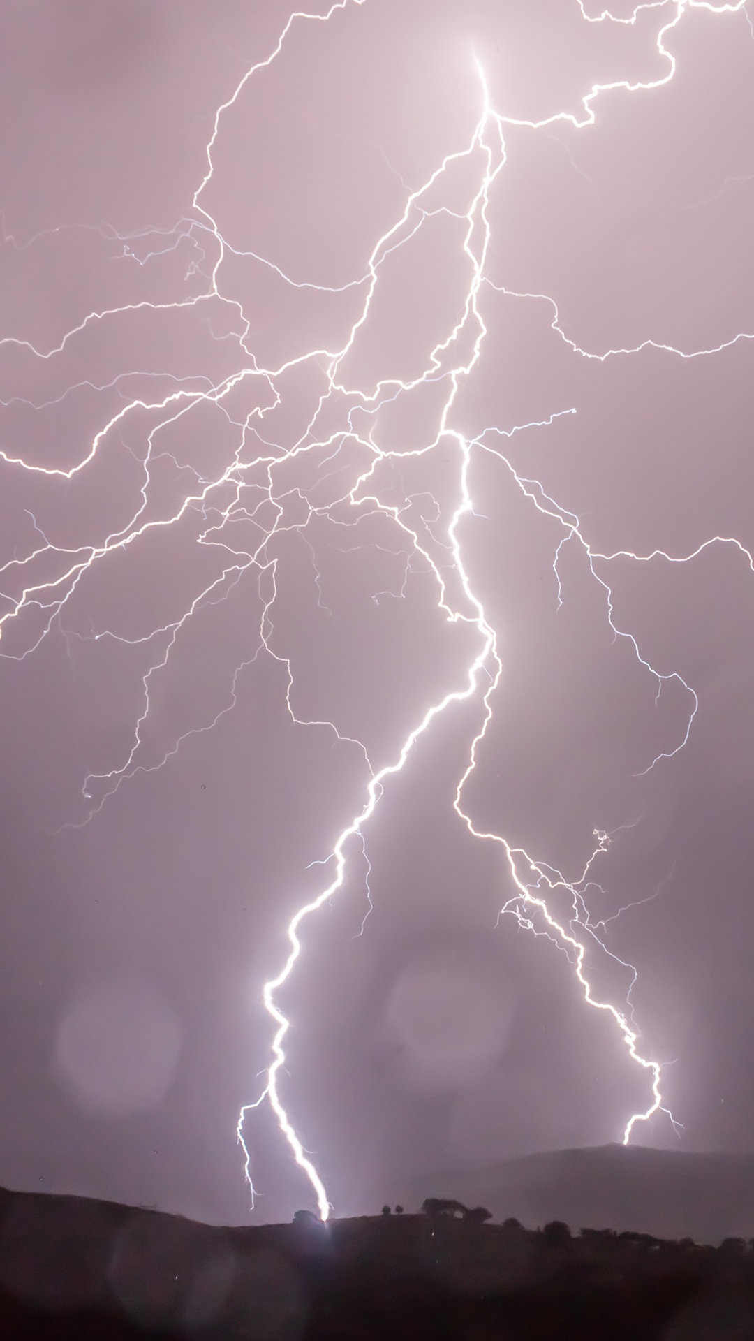 Lightning Strikes iPhone Background
