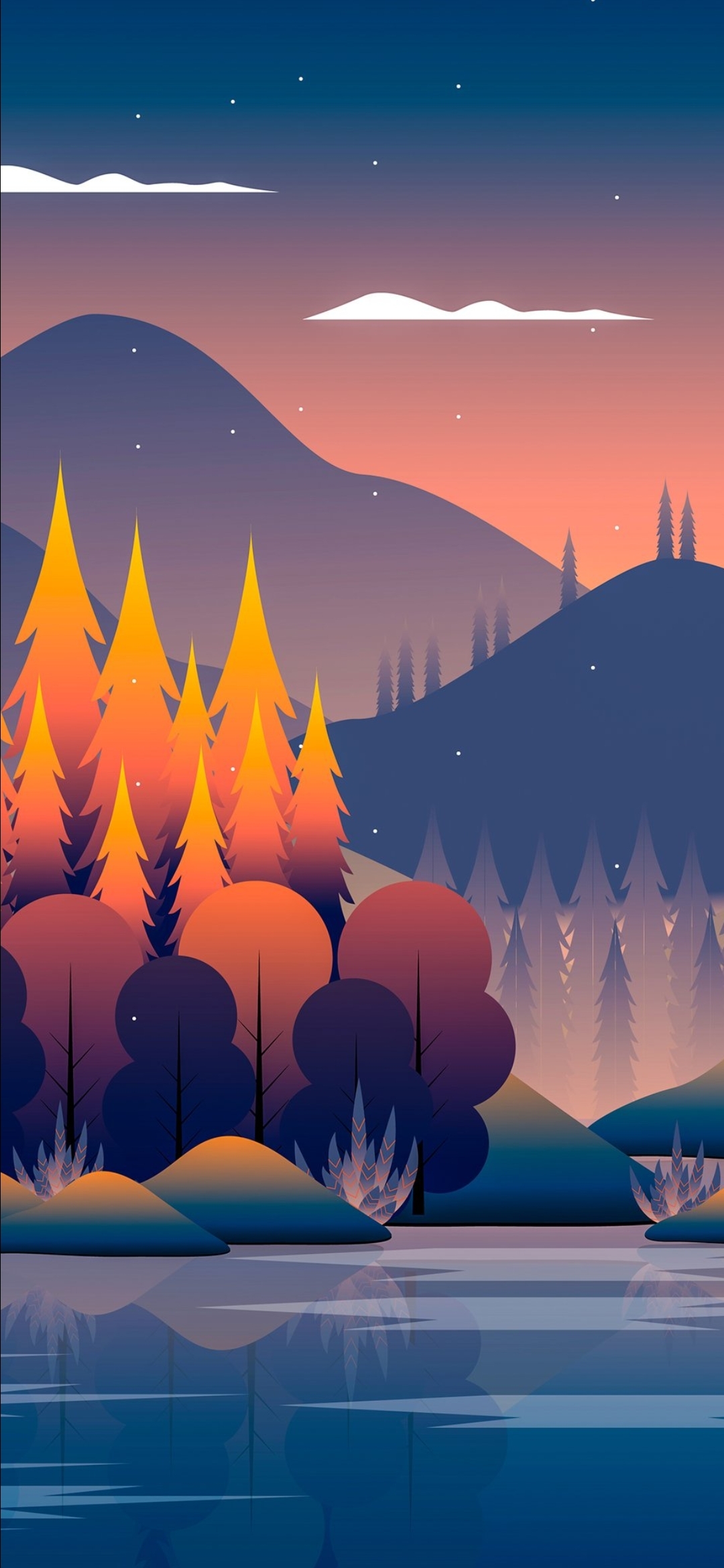 Wallpaper Landscape Minimalist