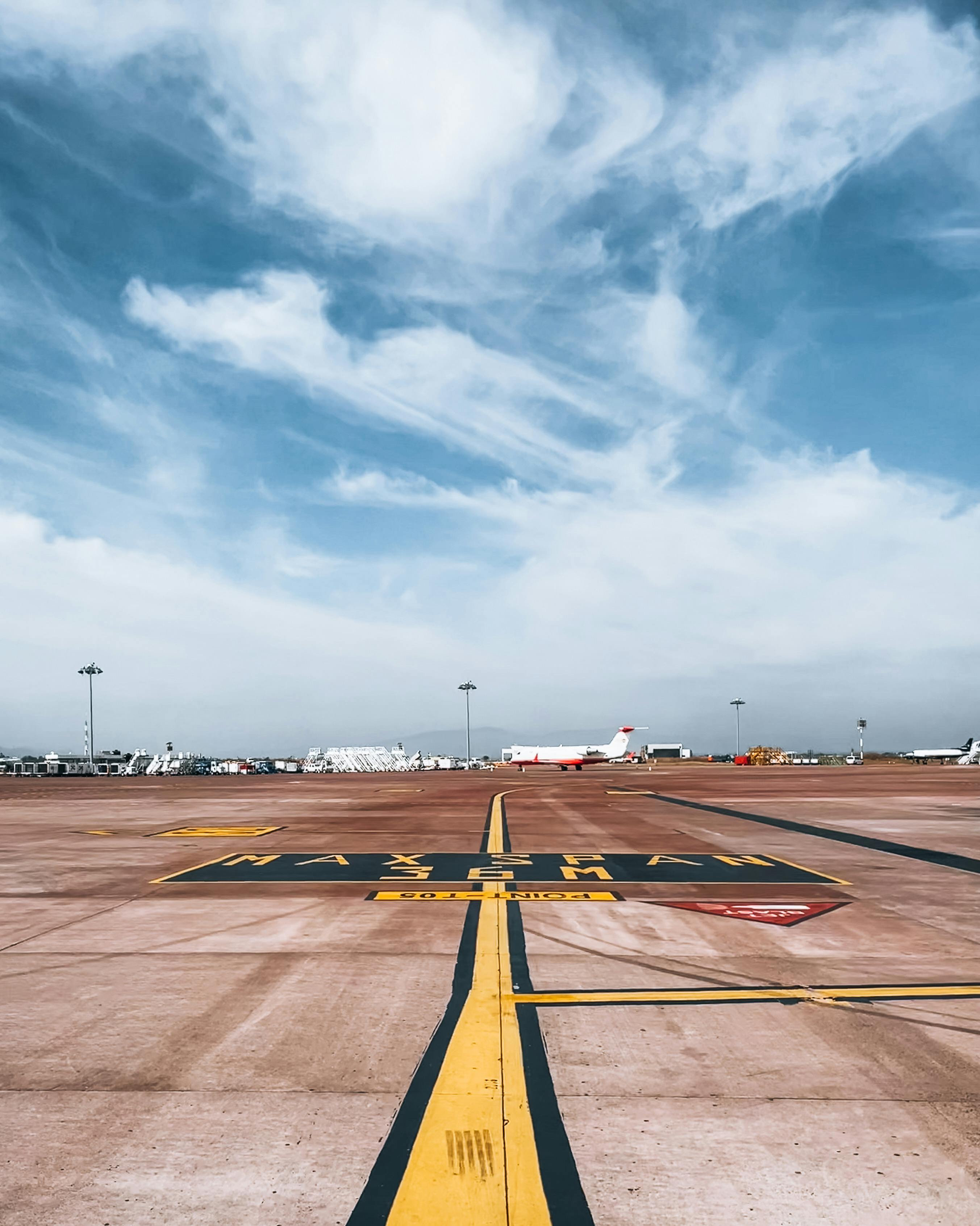 Empty Tarmac Surface at Airport · Free