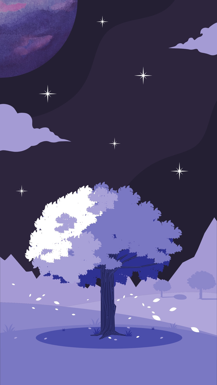 purple aesthetic wallpaper