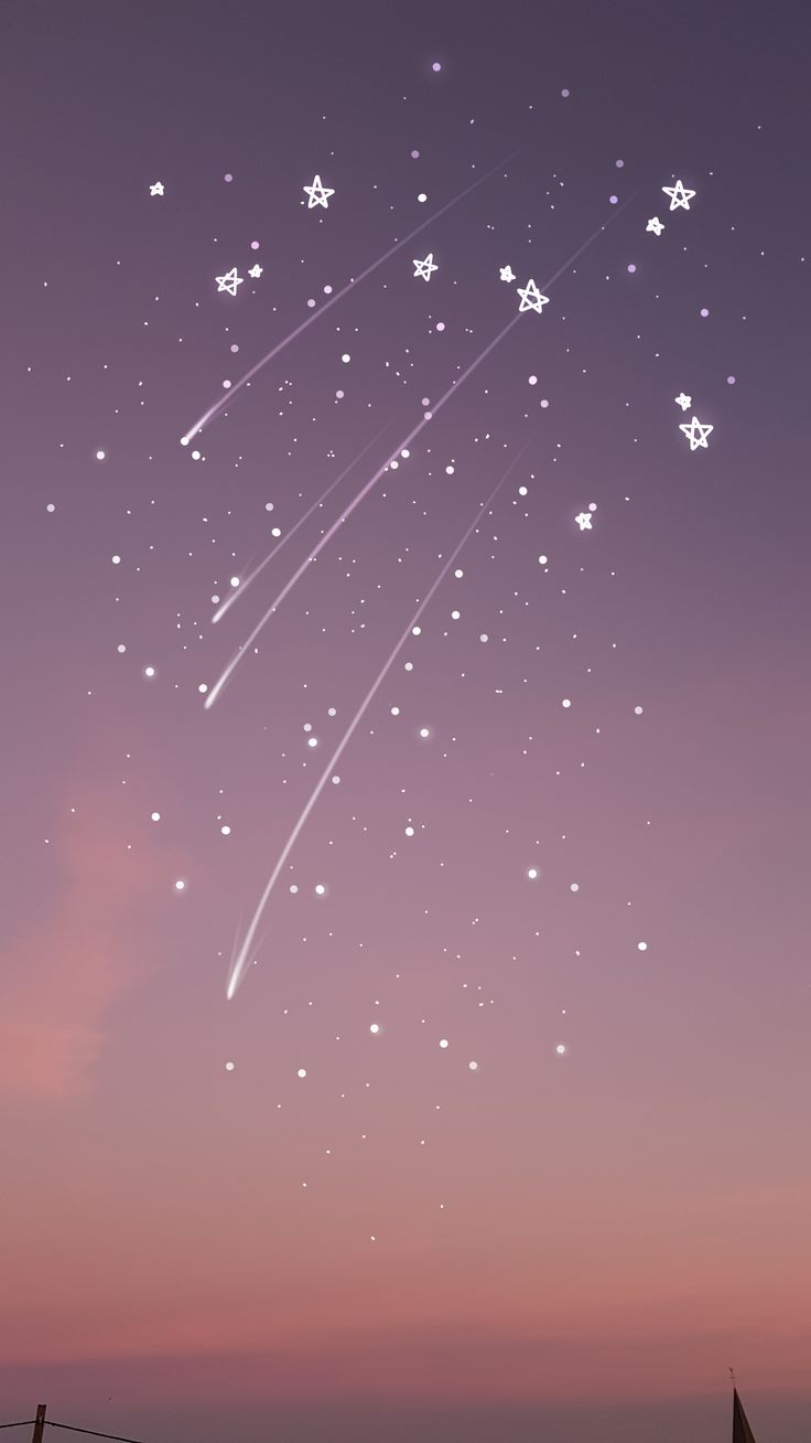 aesthetic starry sky. Pastel galaxy