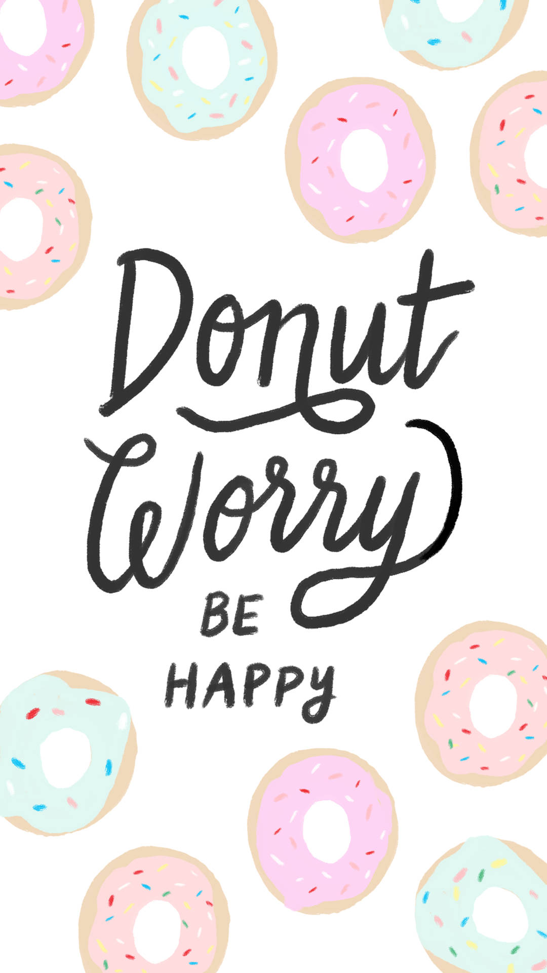 Download Donuts Cute iPhone Lock Screen