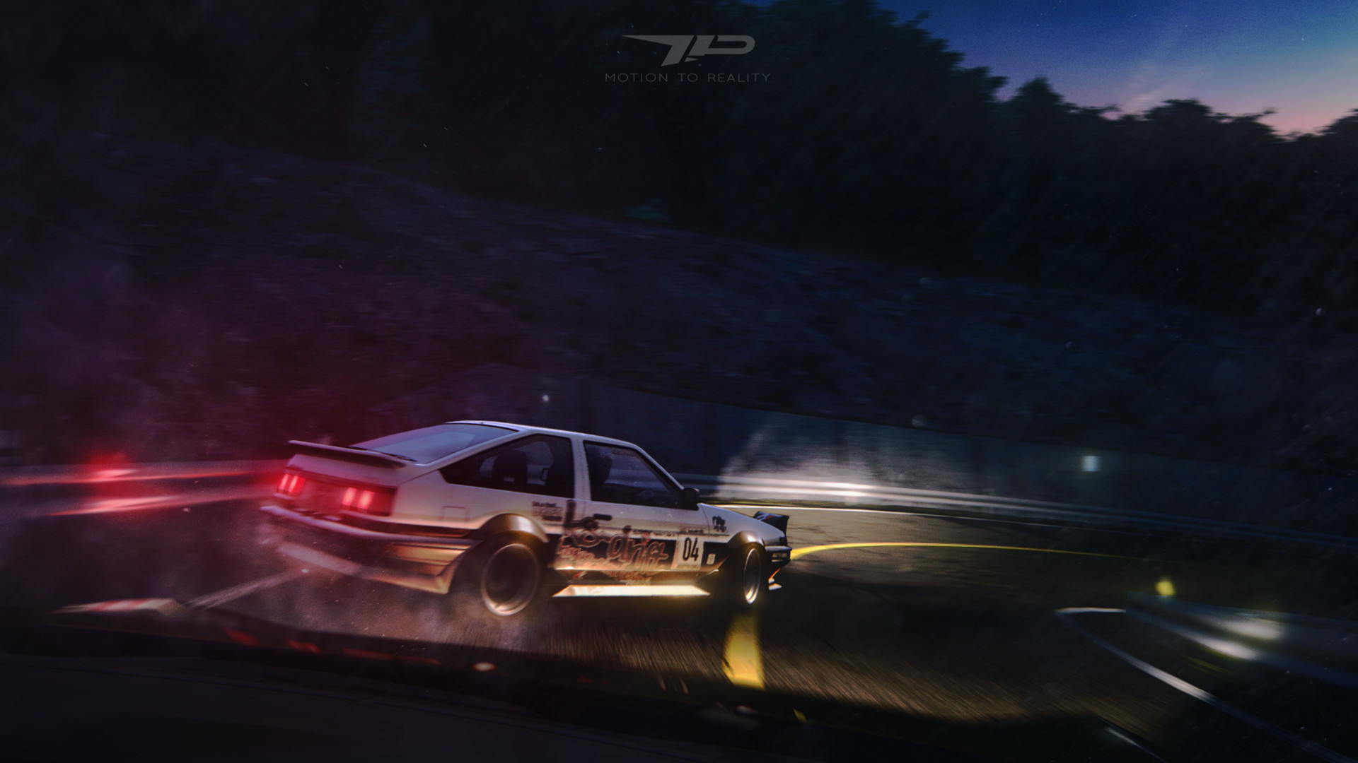 AE86 Touge Battle