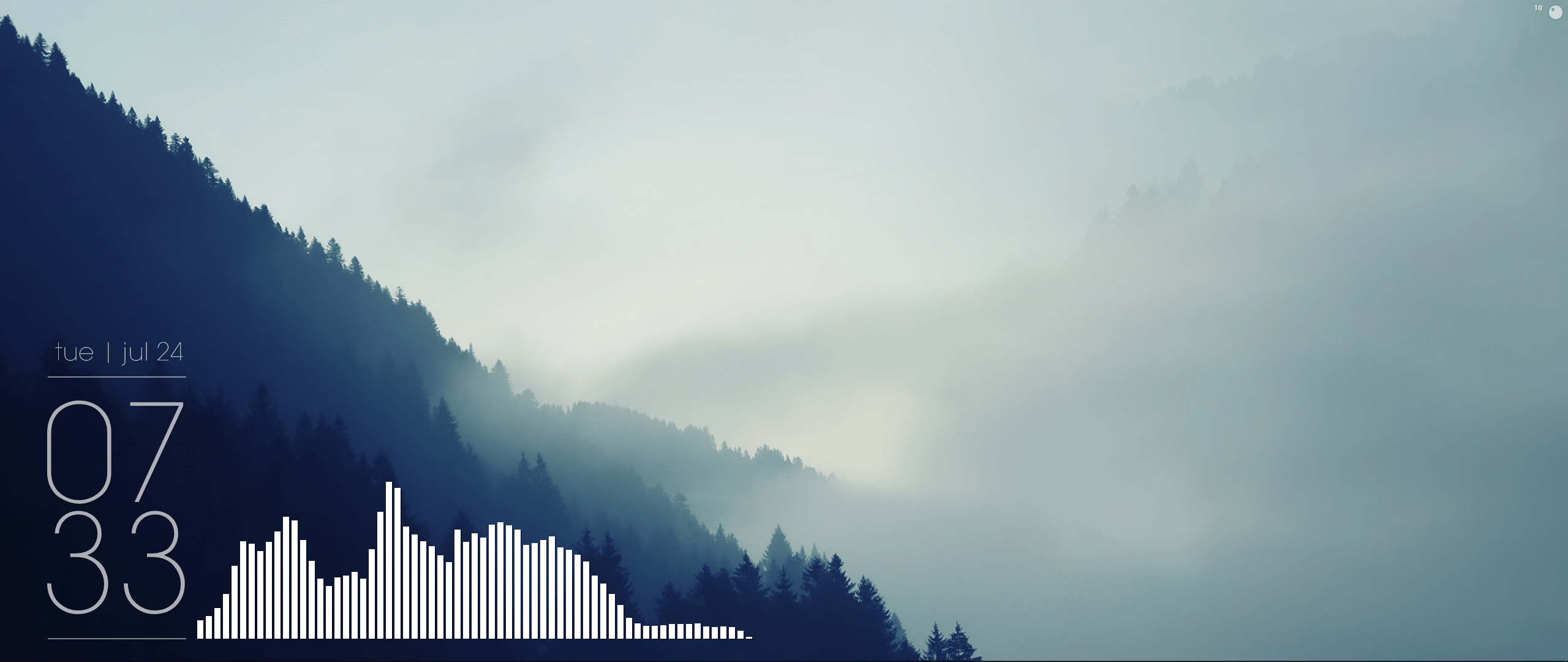 My Ultrawide Minimalist Desktop, r