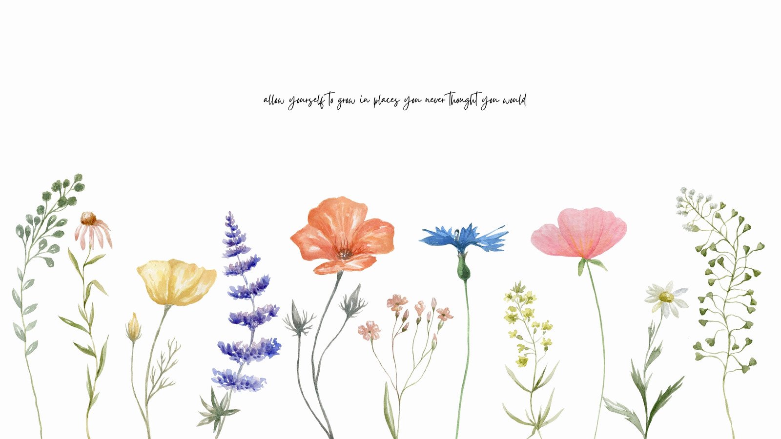 Spring Watercolor Landscape Wallpapers - Wallpaper Cave