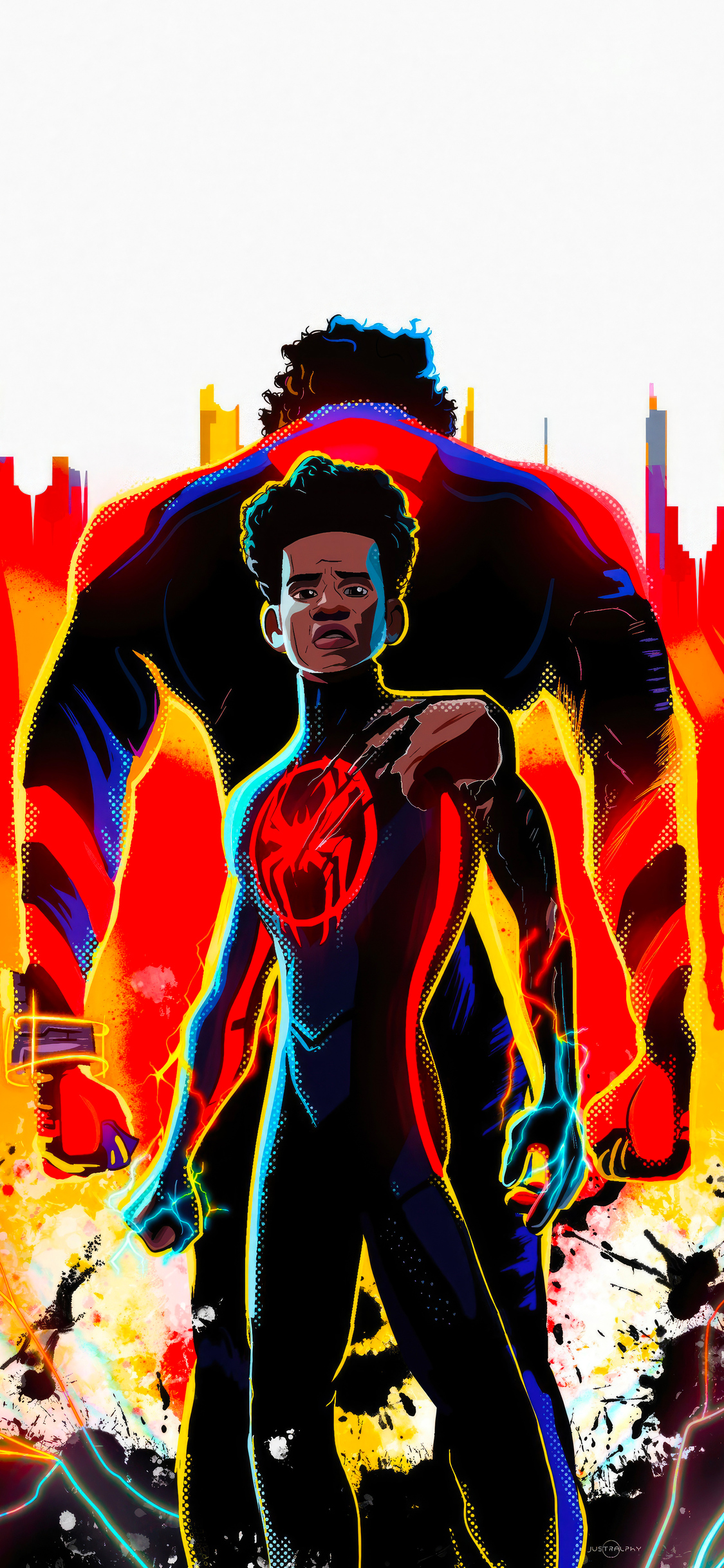 Peter Parker Spiderman Across