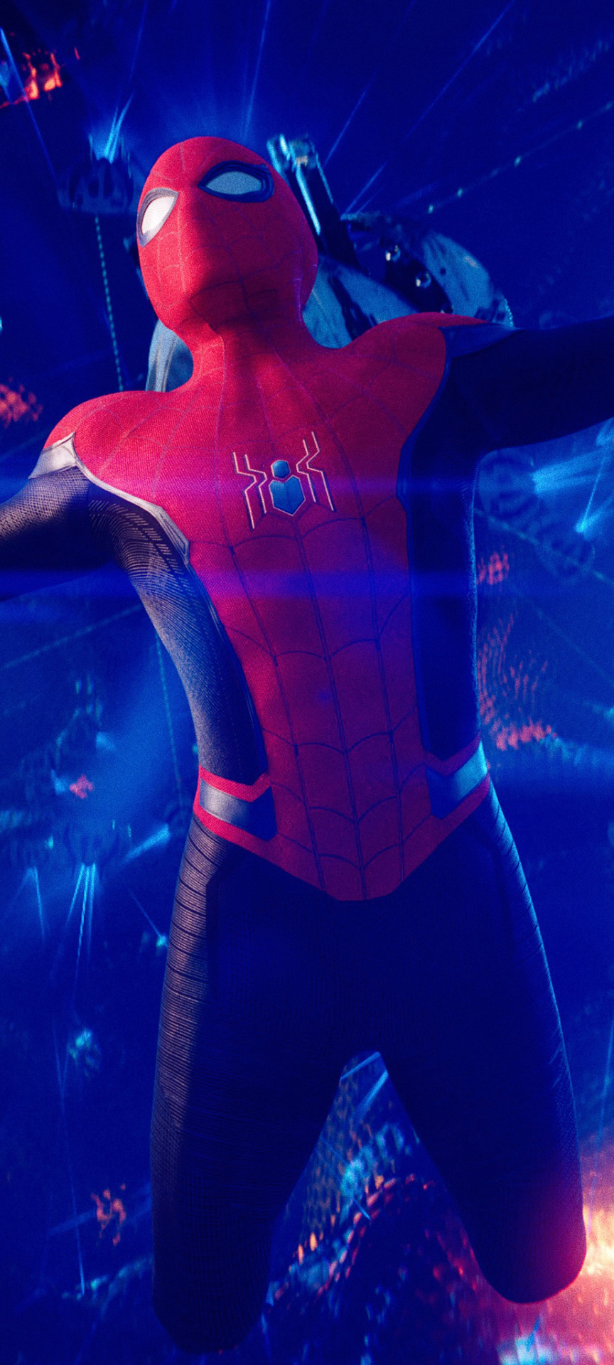 tom holland as peter parker in spider