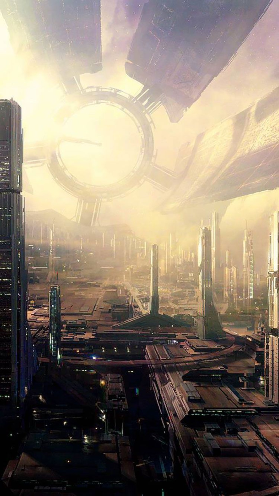 Futuristic city Wallpaper