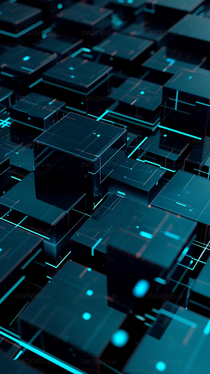 Futuristic Smartphone Wallpaper Dark Colors