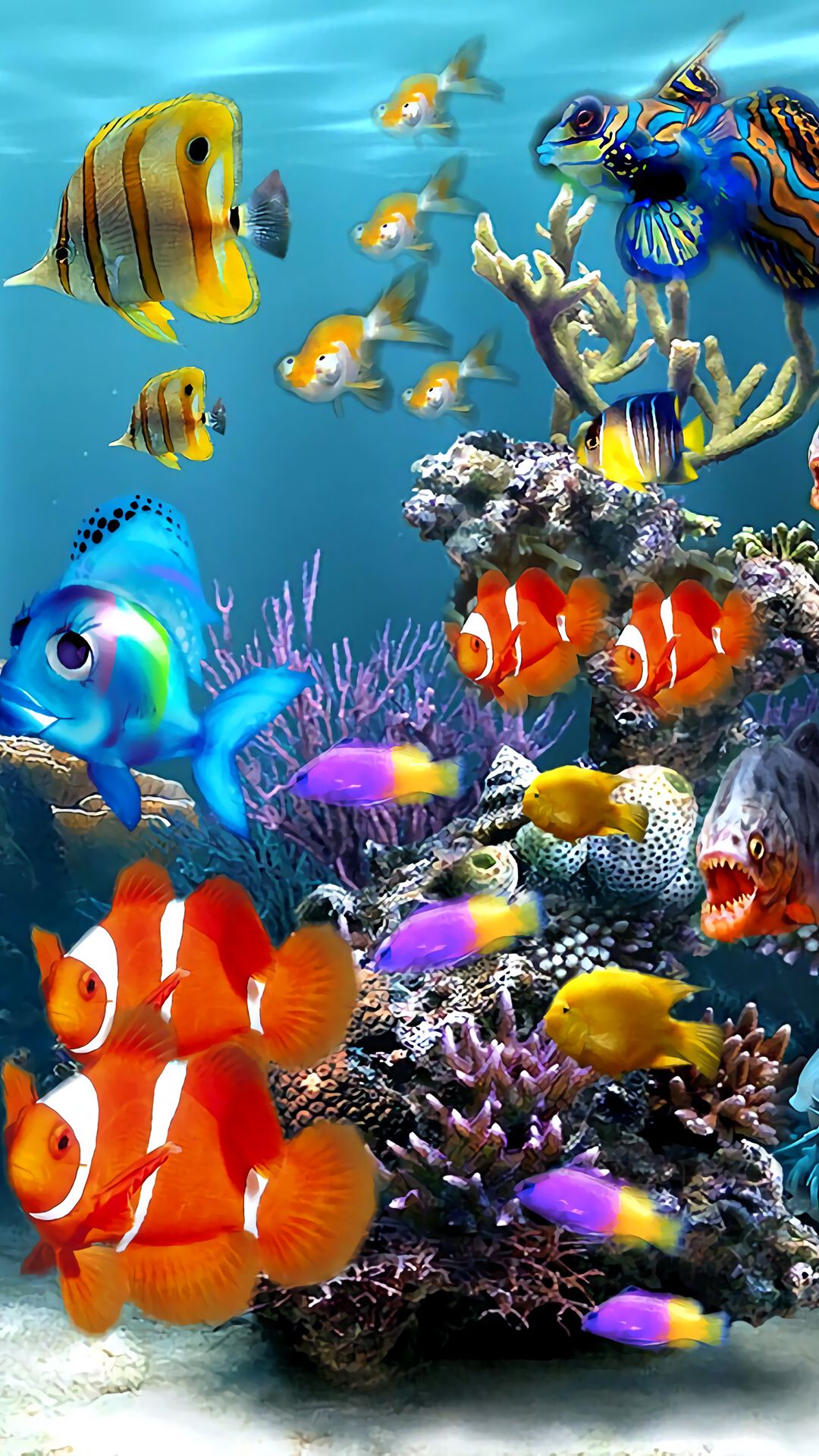 3D Aquarium. Aquarium live wallpaper