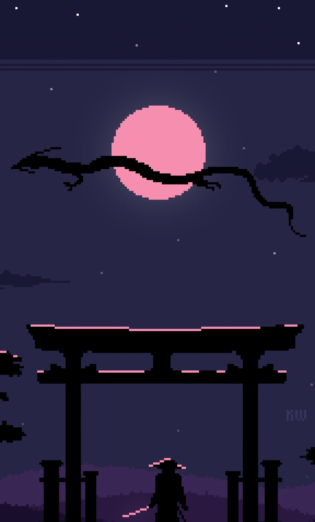 Dragon Pixel Art 4k iPhone