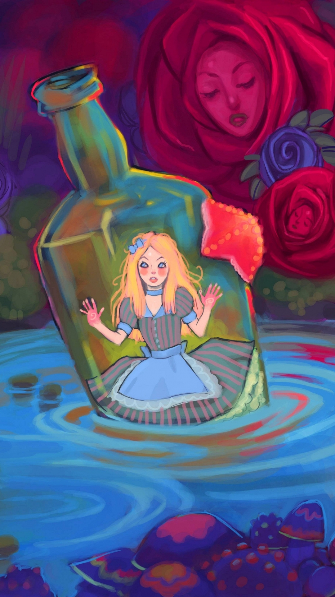 Fantasy Alice In Wonderland Phone