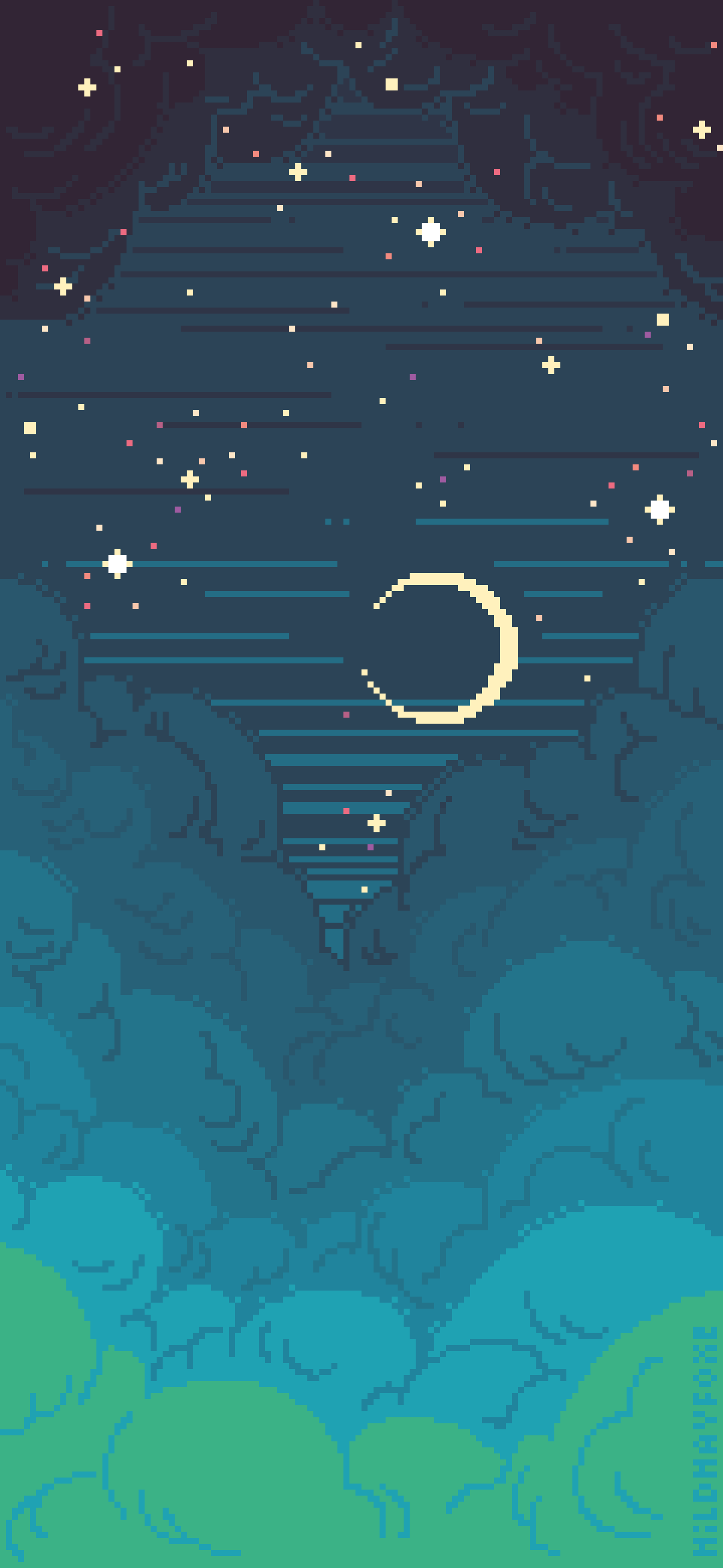 Pixel Sky Wallpaper